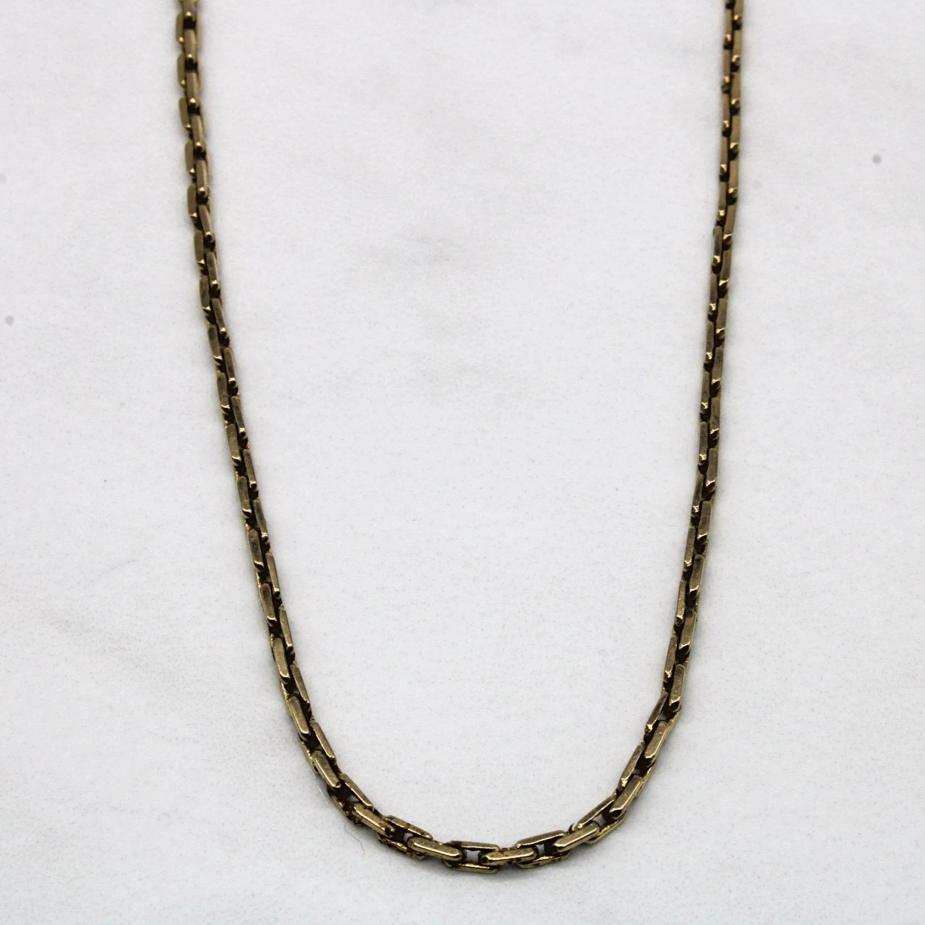 10k Elongated Box Chain | 21" |