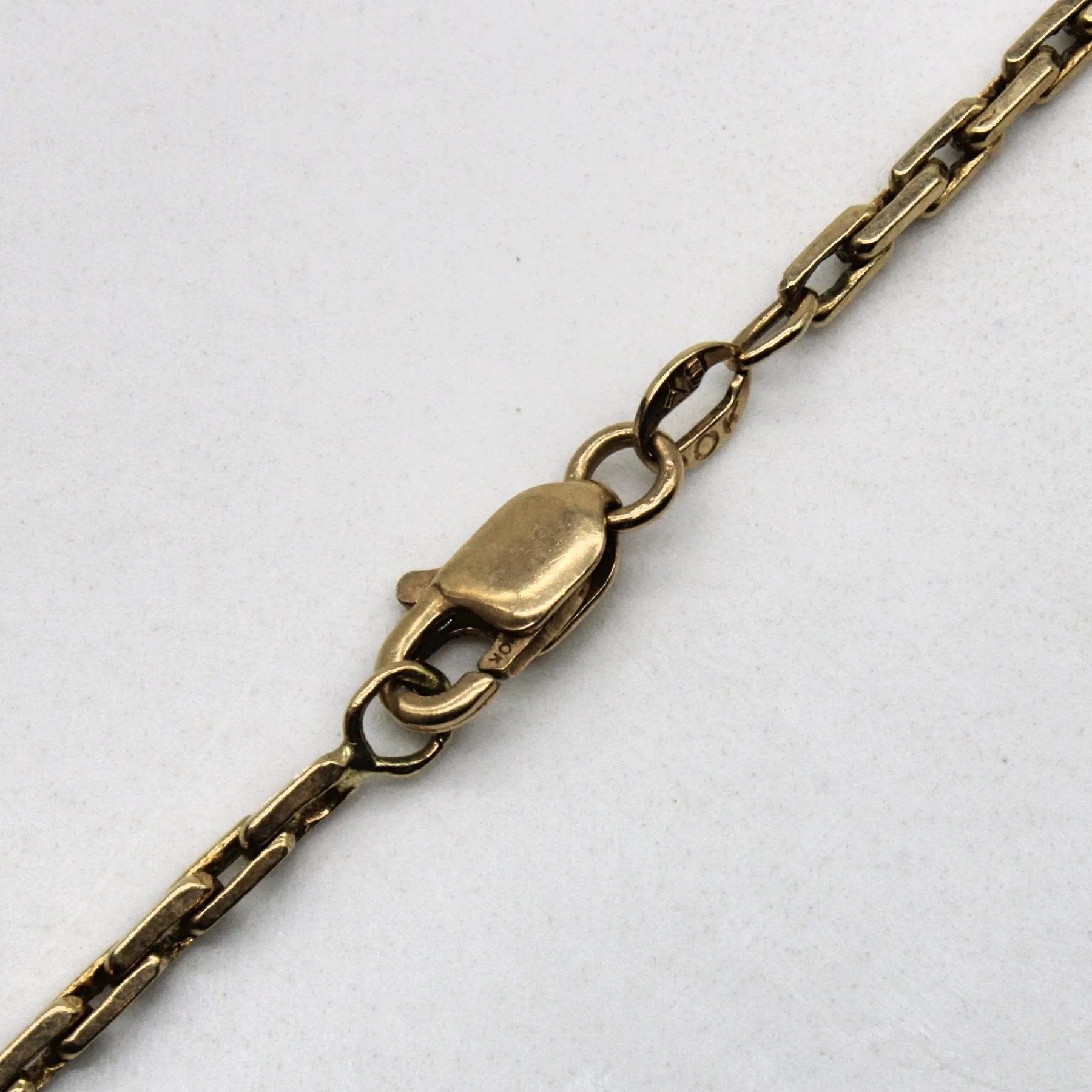 10k Elongated Box Chain | 21" |