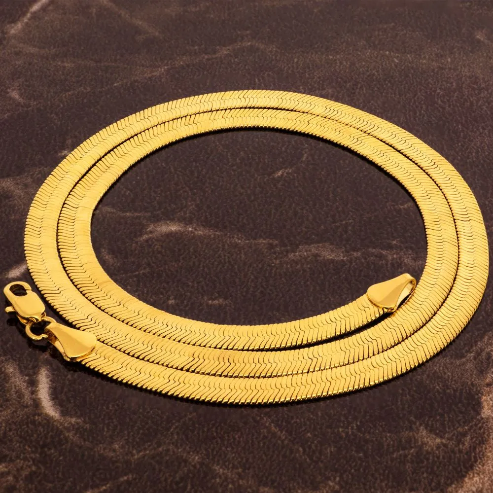 5mm Herringbone Chain Necklace