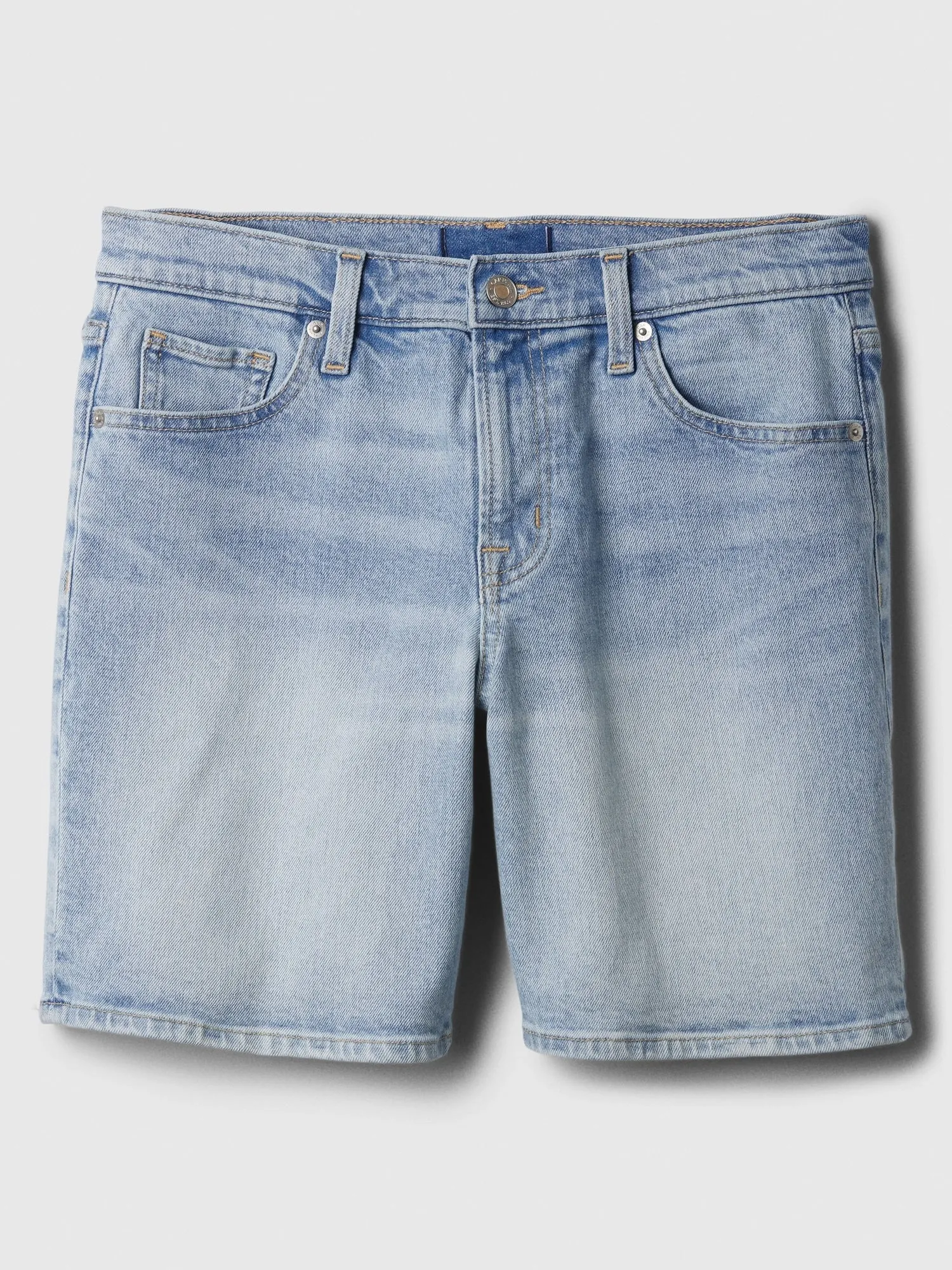 5" Mid Rise Denim Shorts