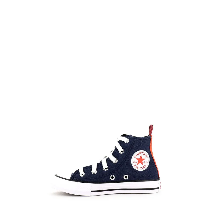 ALL STAR HI KIDS S21 - MIDNIGHT NAVY/BRIGHT POPPY/CONVERSE BLACK