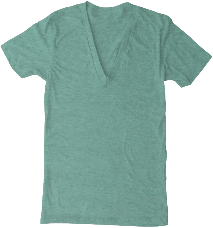 American Apparel TR456 Tri-Blend Deep V-Neck