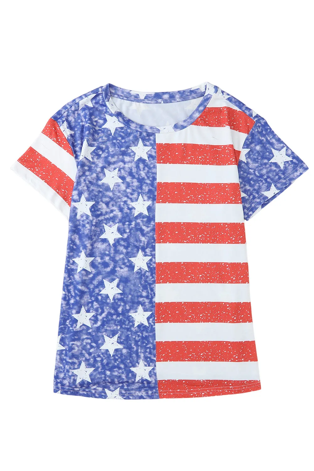 American Flag Distressed T Shirt