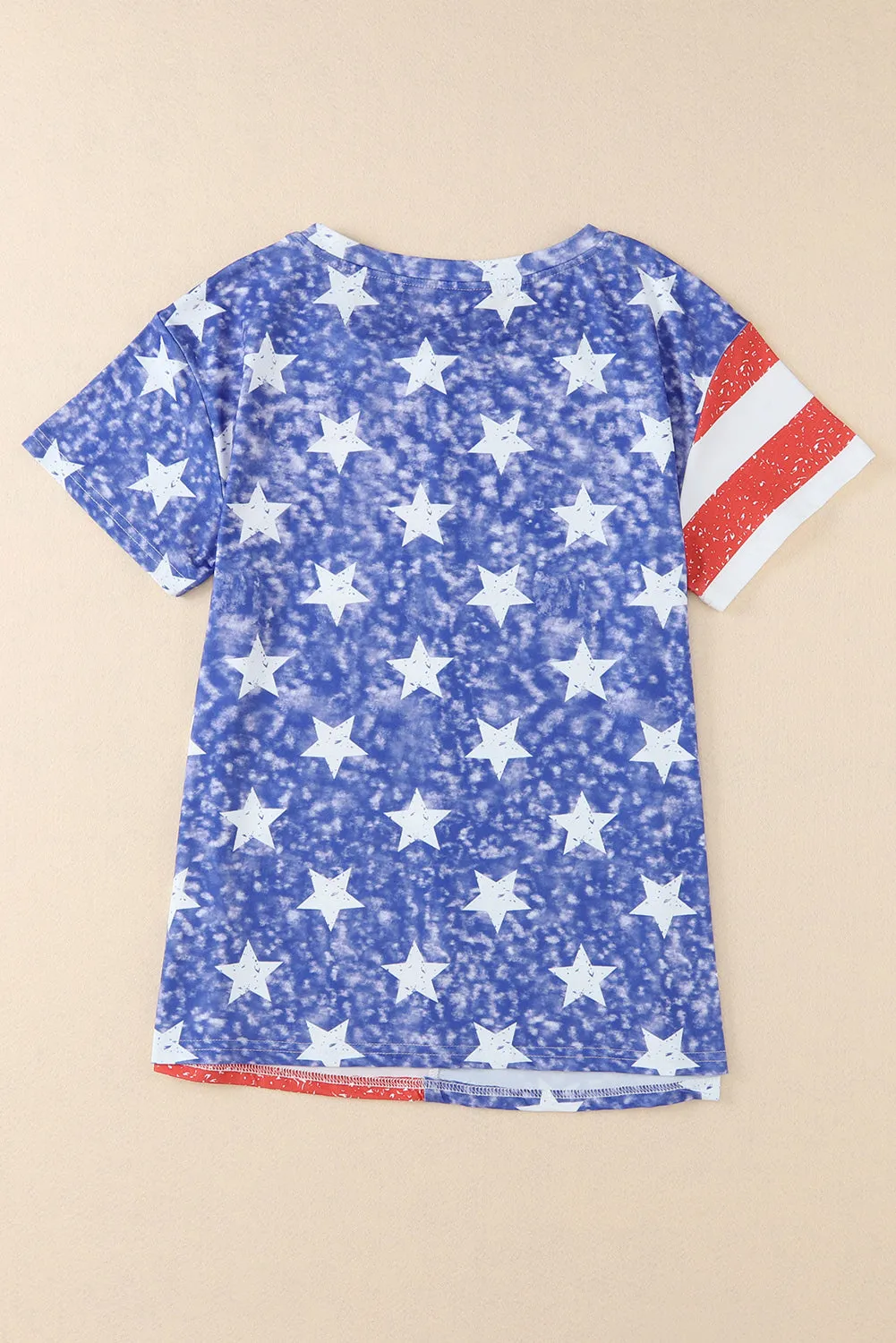 American Flag Distressed T Shirt