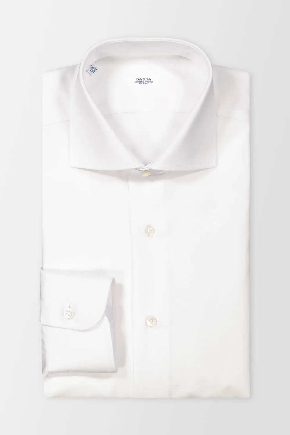 Barba Napoli White Classic Shirt