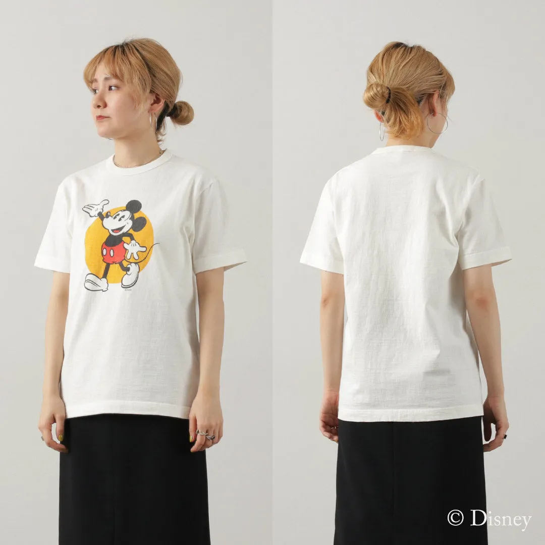 BARNS / Hanging Knit x Mickey T-shirt