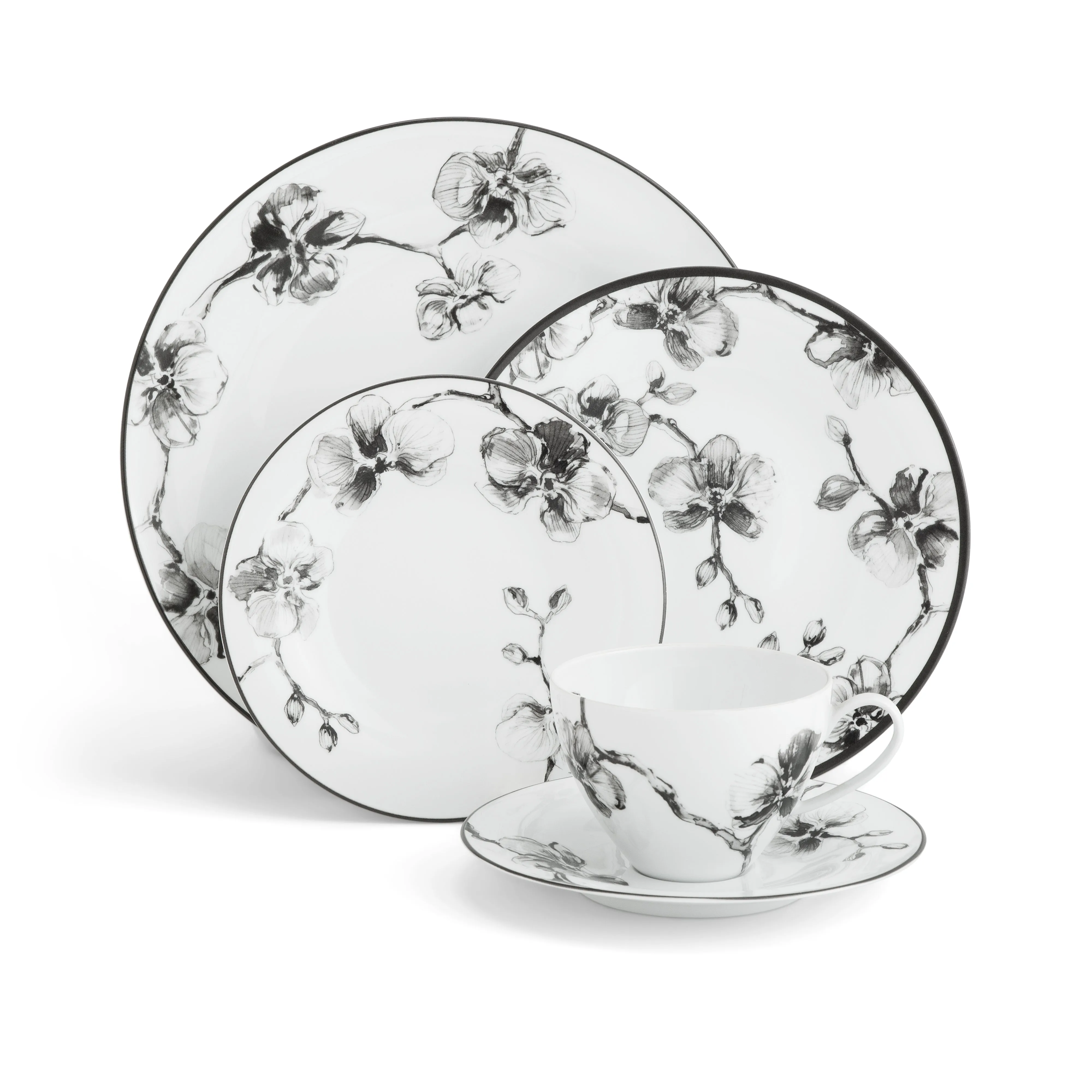 Black Orchid Dinnerware