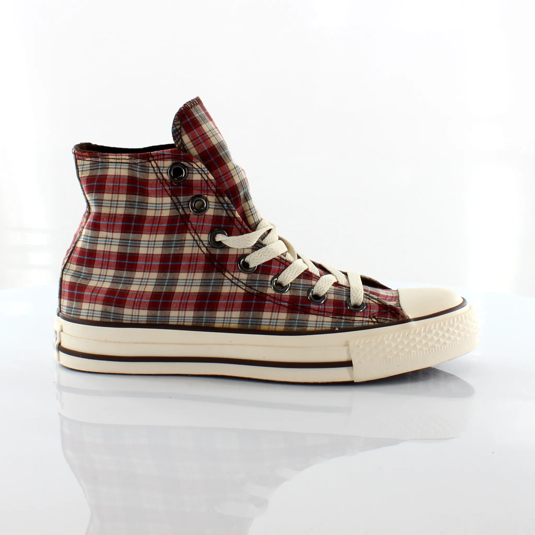 Converse Chuck Taylor Military Plaid Hi Canvas Unisex Trainers 101924