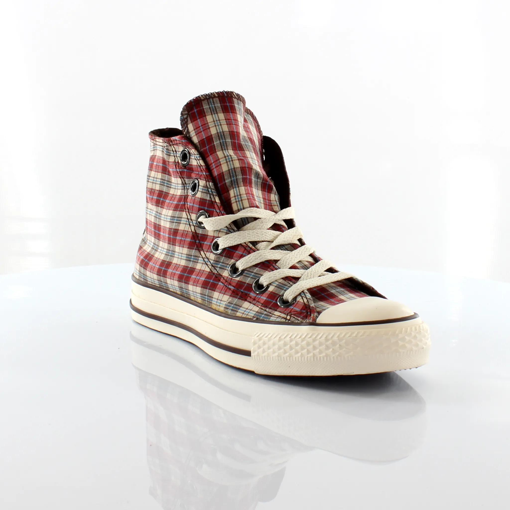 Converse Chuck Taylor Military Plaid Hi Canvas Unisex Trainers 101924