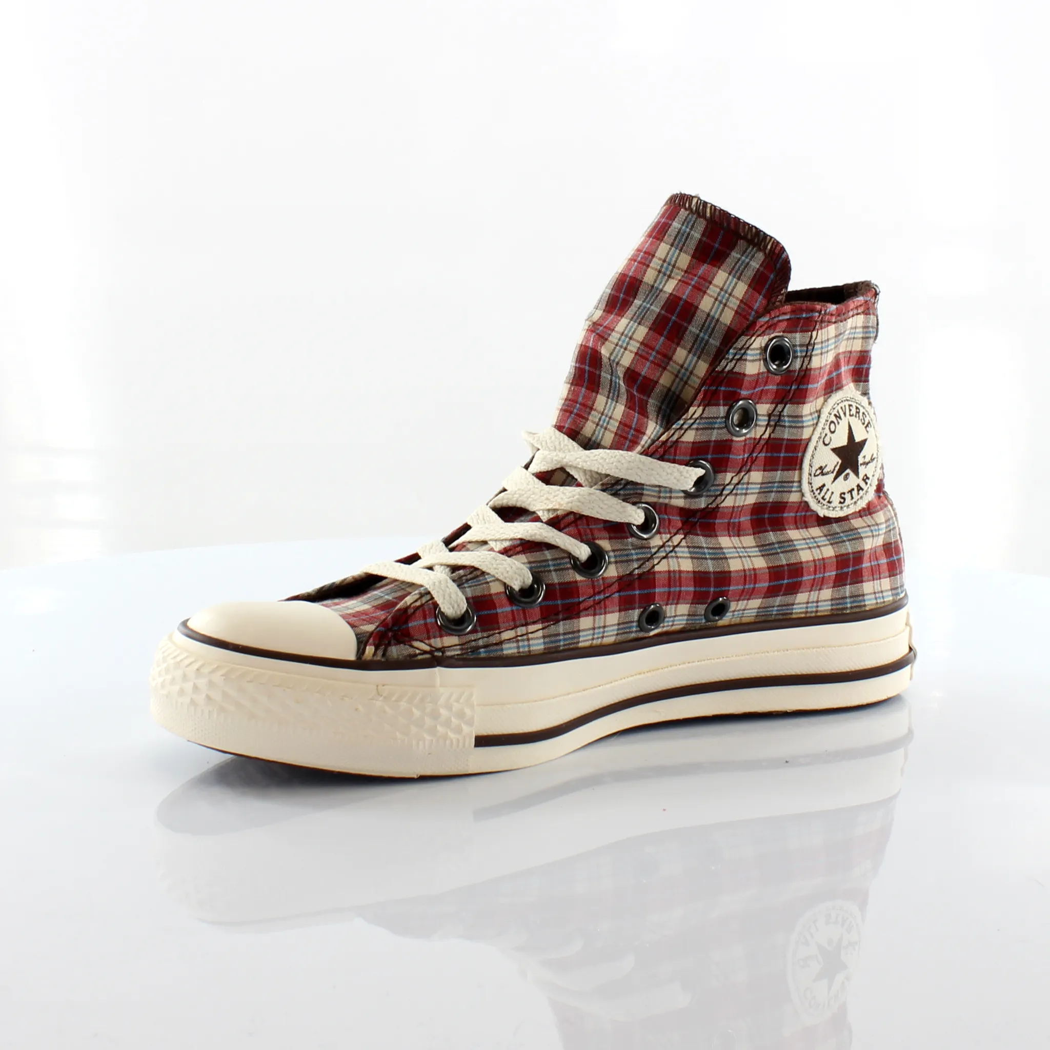 Converse Chuck Taylor Military Plaid Hi Canvas Unisex Trainers 101924