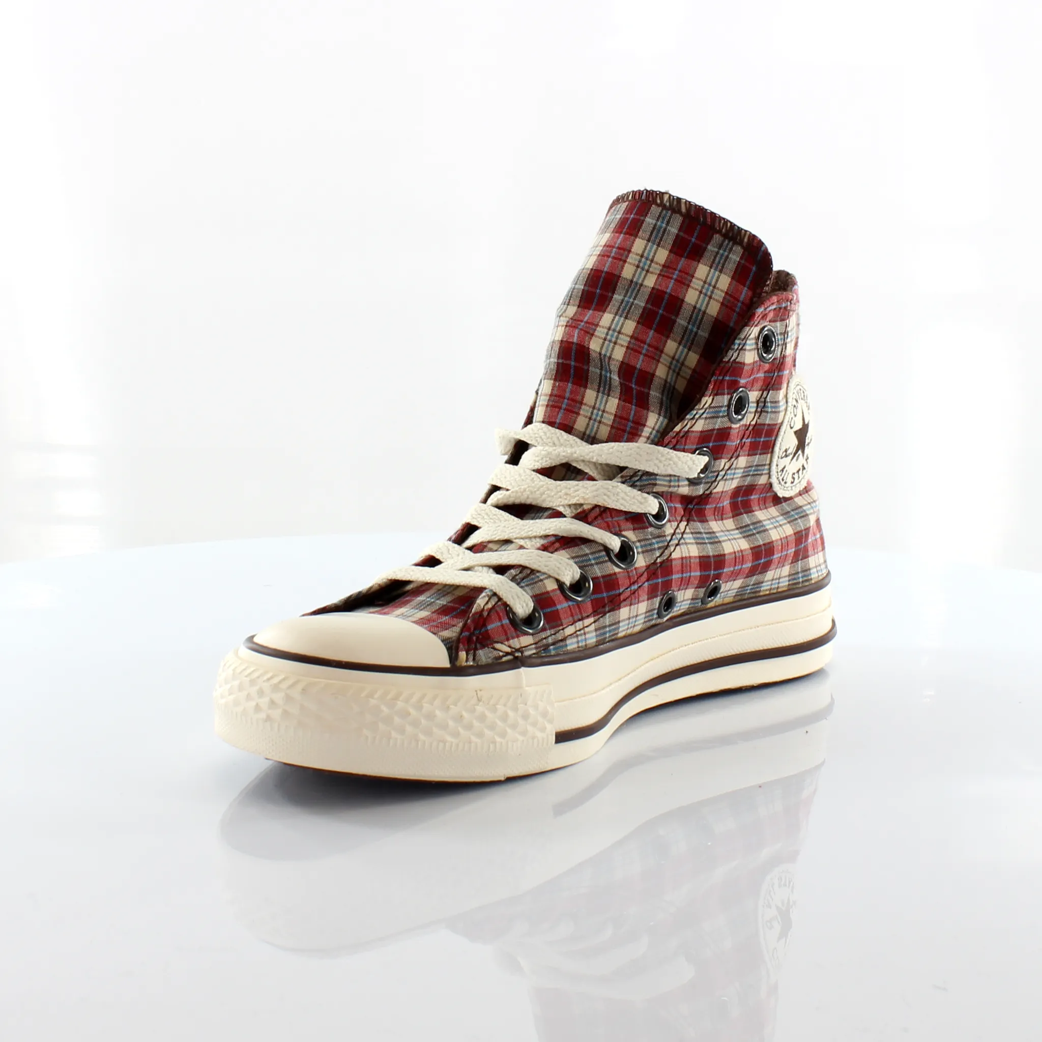 Converse Chuck Taylor Military Plaid Hi Canvas Unisex Trainers 101924