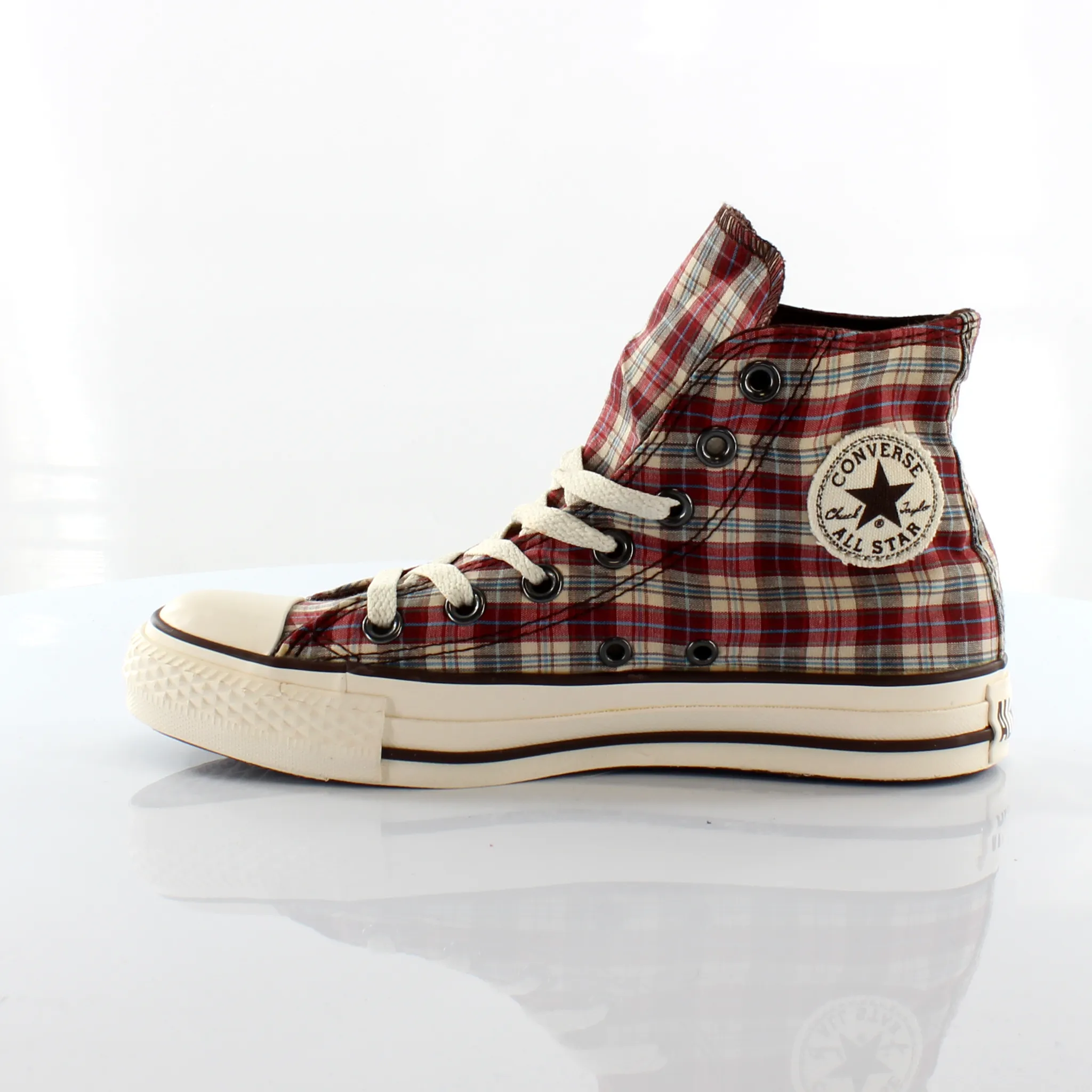 Converse Chuck Taylor Military Plaid Hi Canvas Unisex Trainers 101924