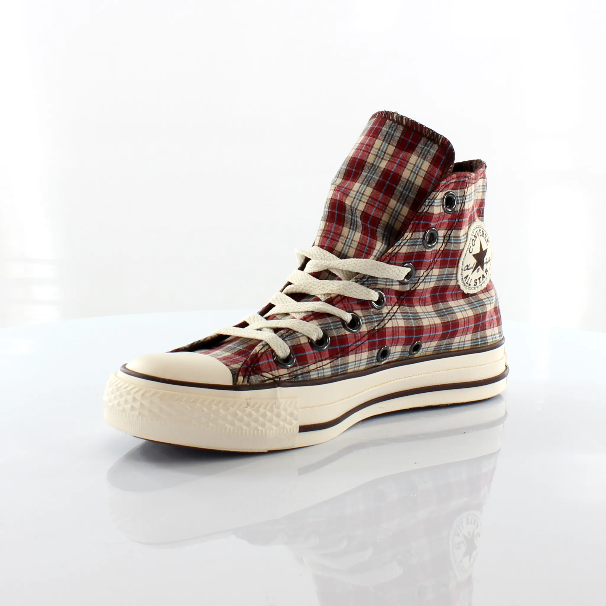 Converse Chuck Taylor Military Plaid Hi Canvas Unisex Trainers 101924