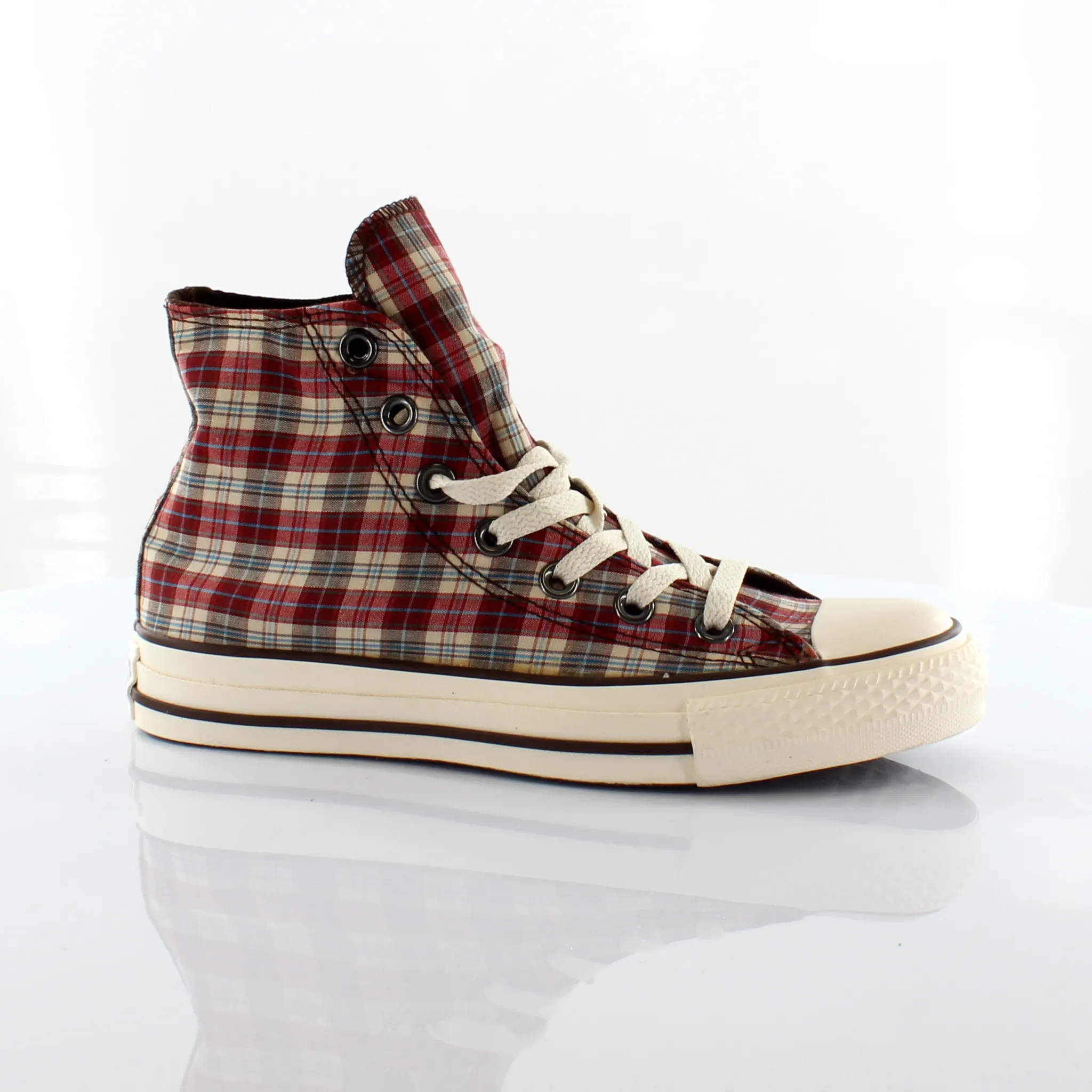 Converse Chuck Taylor Military Plaid Hi Canvas Unisex Trainers 101924