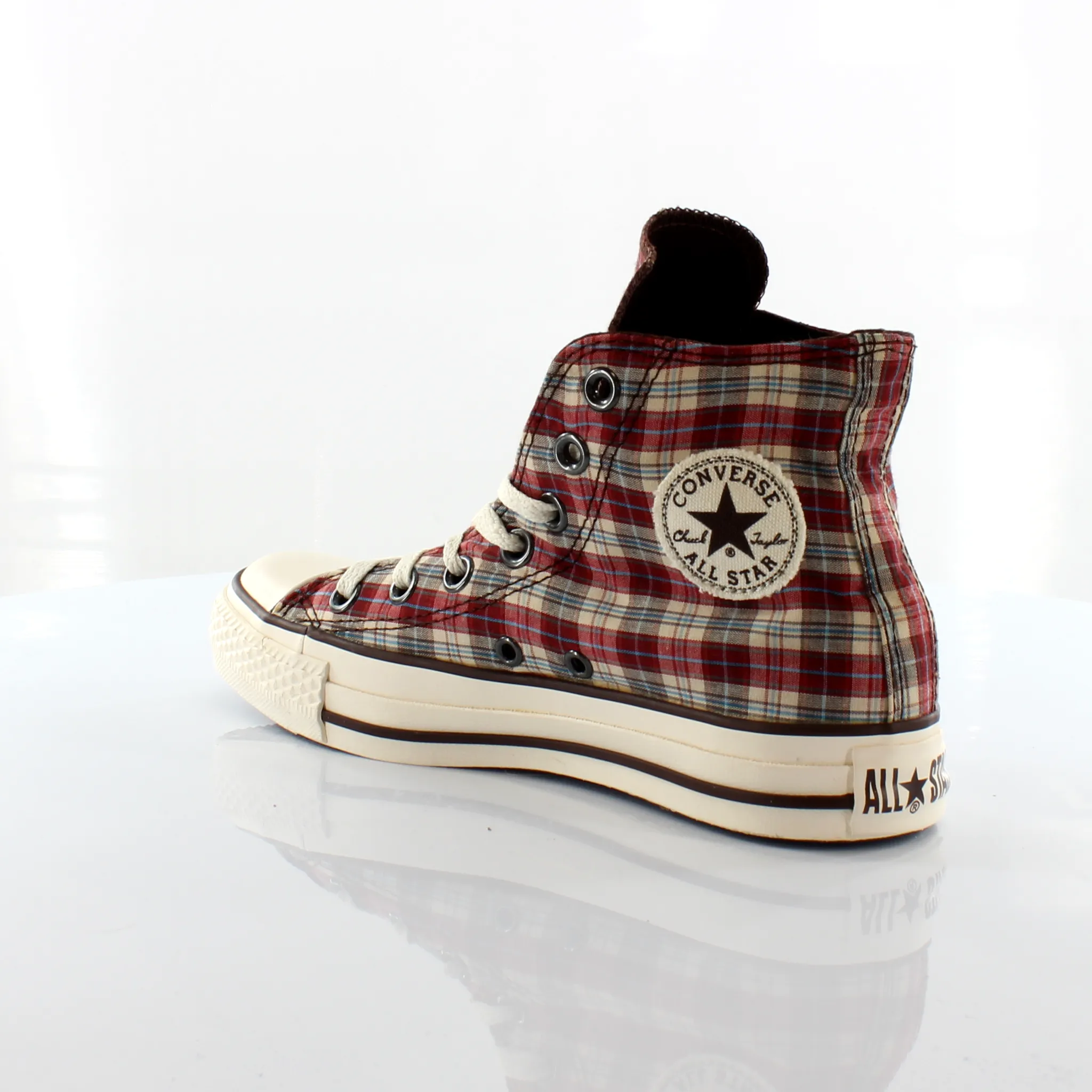 Converse Chuck Taylor Military Plaid Hi Canvas Unisex Trainers 101924