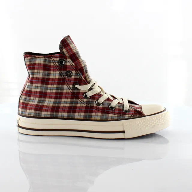 Converse Chuck Taylor Military Plaid Hi Canvas Unisex Trainers 101924