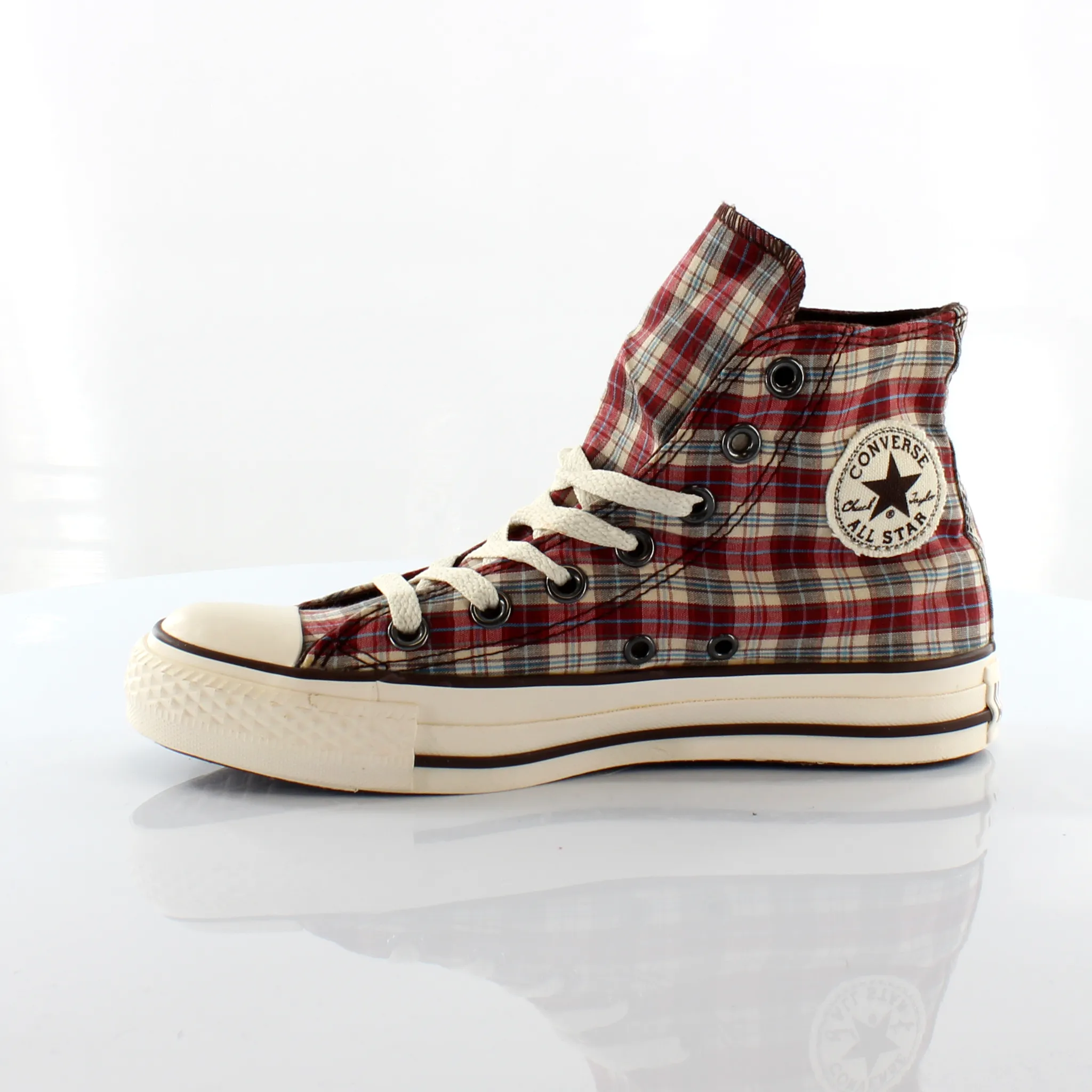 Converse Chuck Taylor Military Plaid Hi Canvas Unisex Trainers 101924