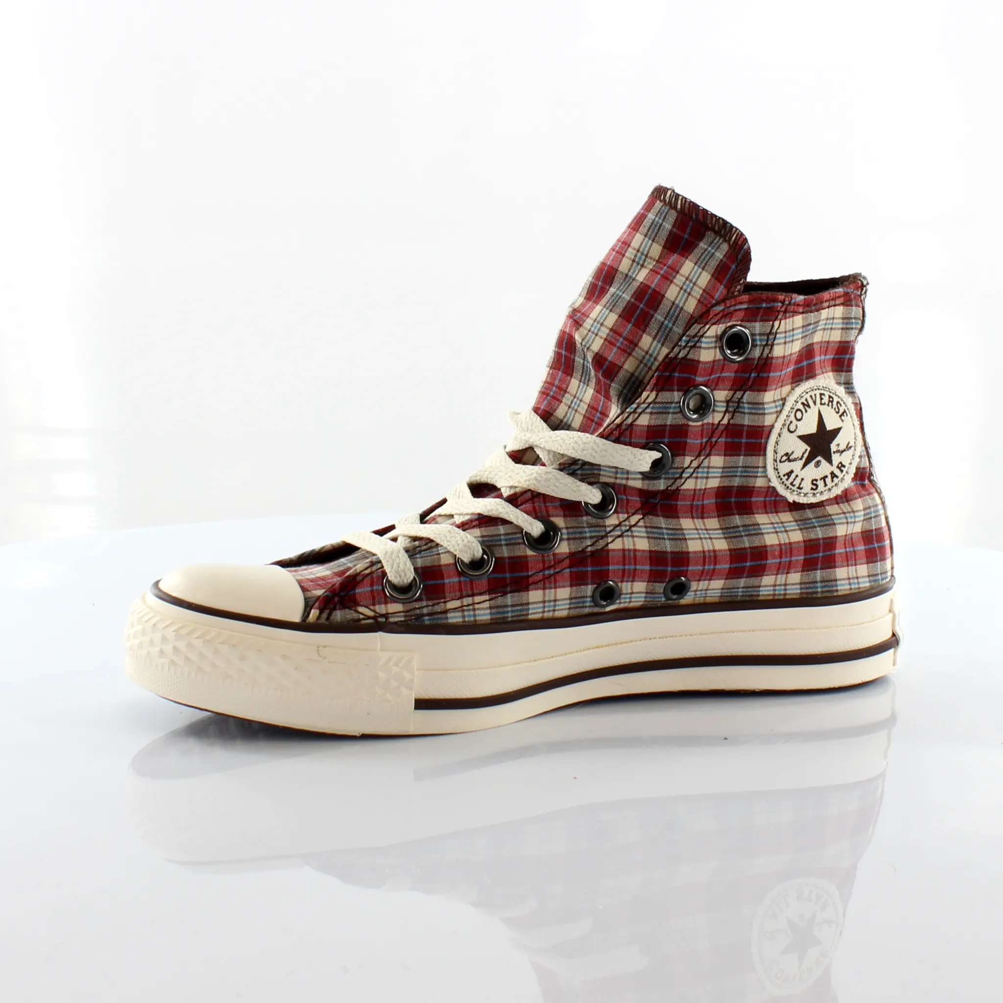 Converse Chuck Taylor Military Plaid Hi Canvas Unisex Trainers 101924