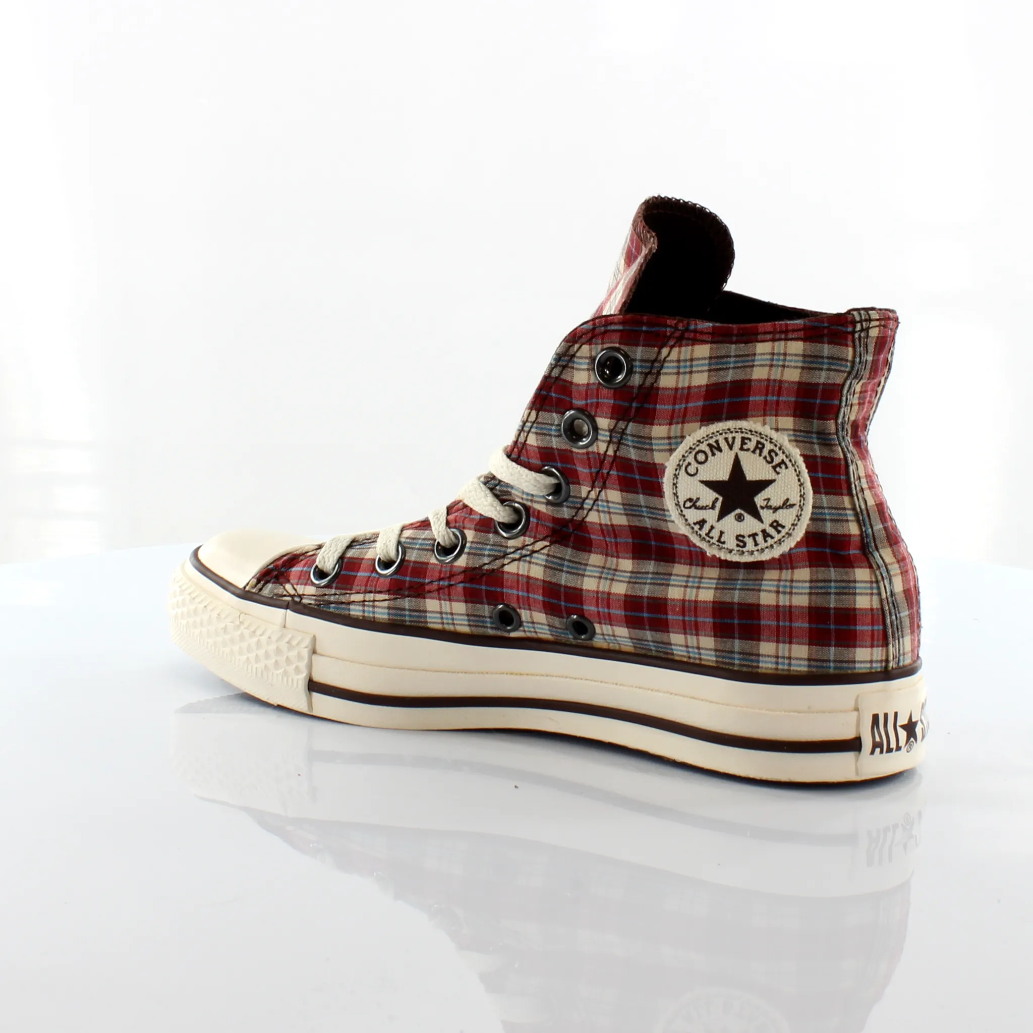 Converse Chuck Taylor Military Plaid Hi Canvas Unisex Trainers 101924