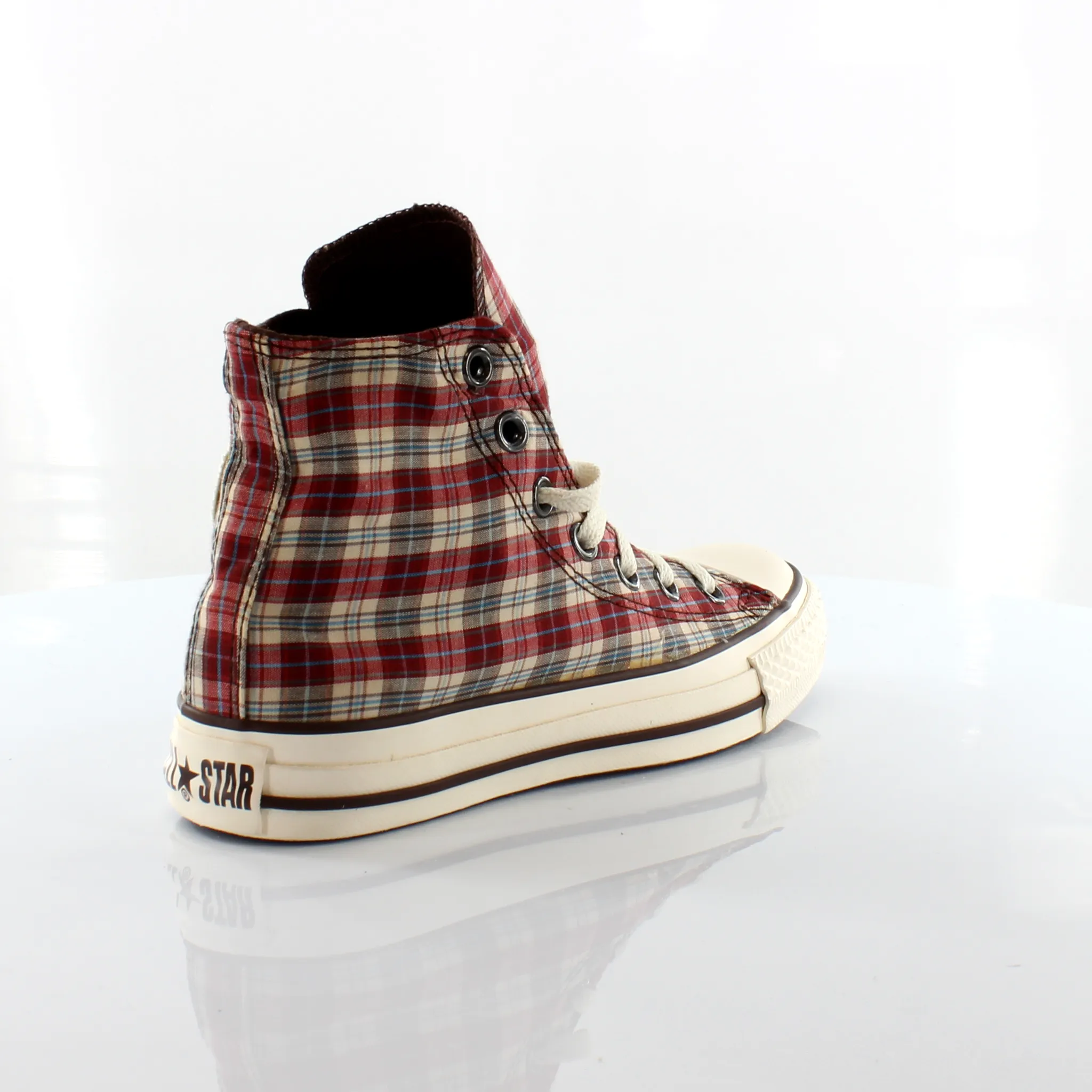 Converse Chuck Taylor Military Plaid Hi Canvas Unisex Trainers 101924