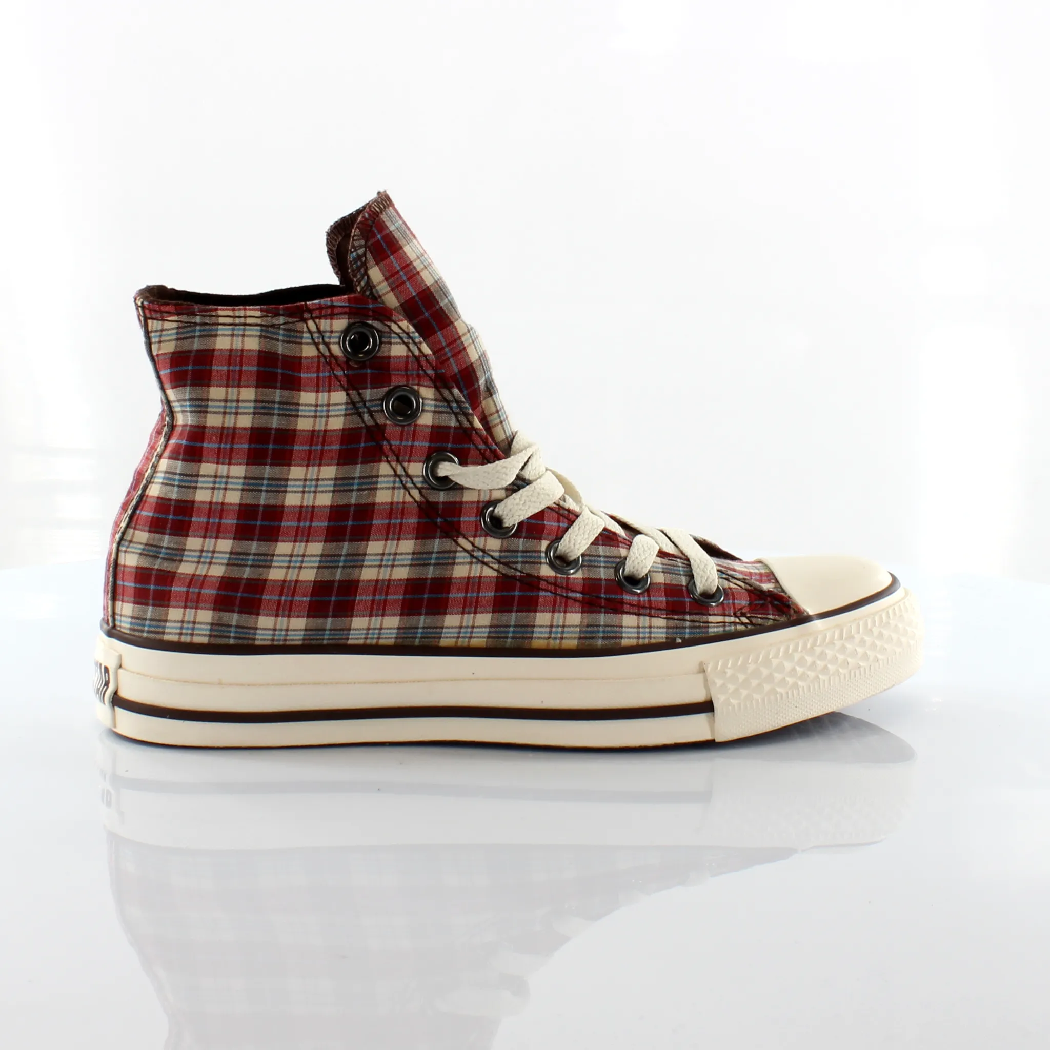 Converse Chuck Taylor Military Plaid Hi Canvas Unisex Trainers 101924