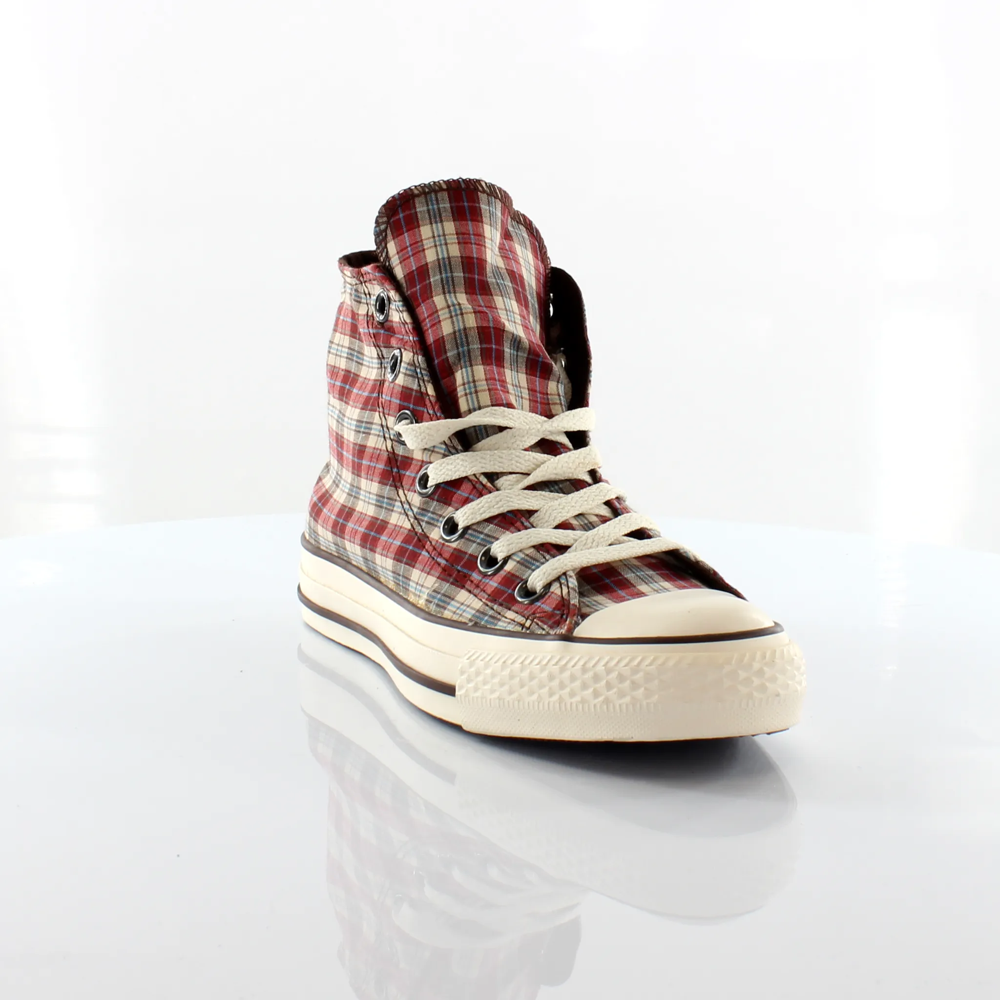 Converse Chuck Taylor Military Plaid Hi Canvas Unisex Trainers 101924