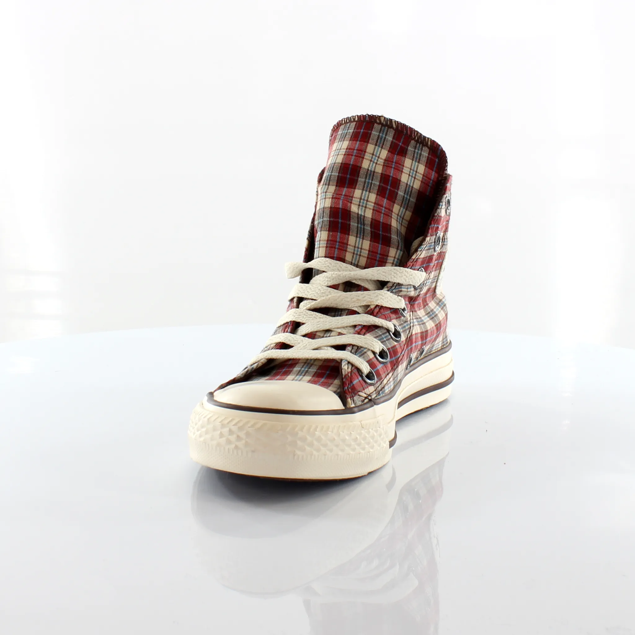 Converse Chuck Taylor Military Plaid Hi Canvas Unisex Trainers 101924