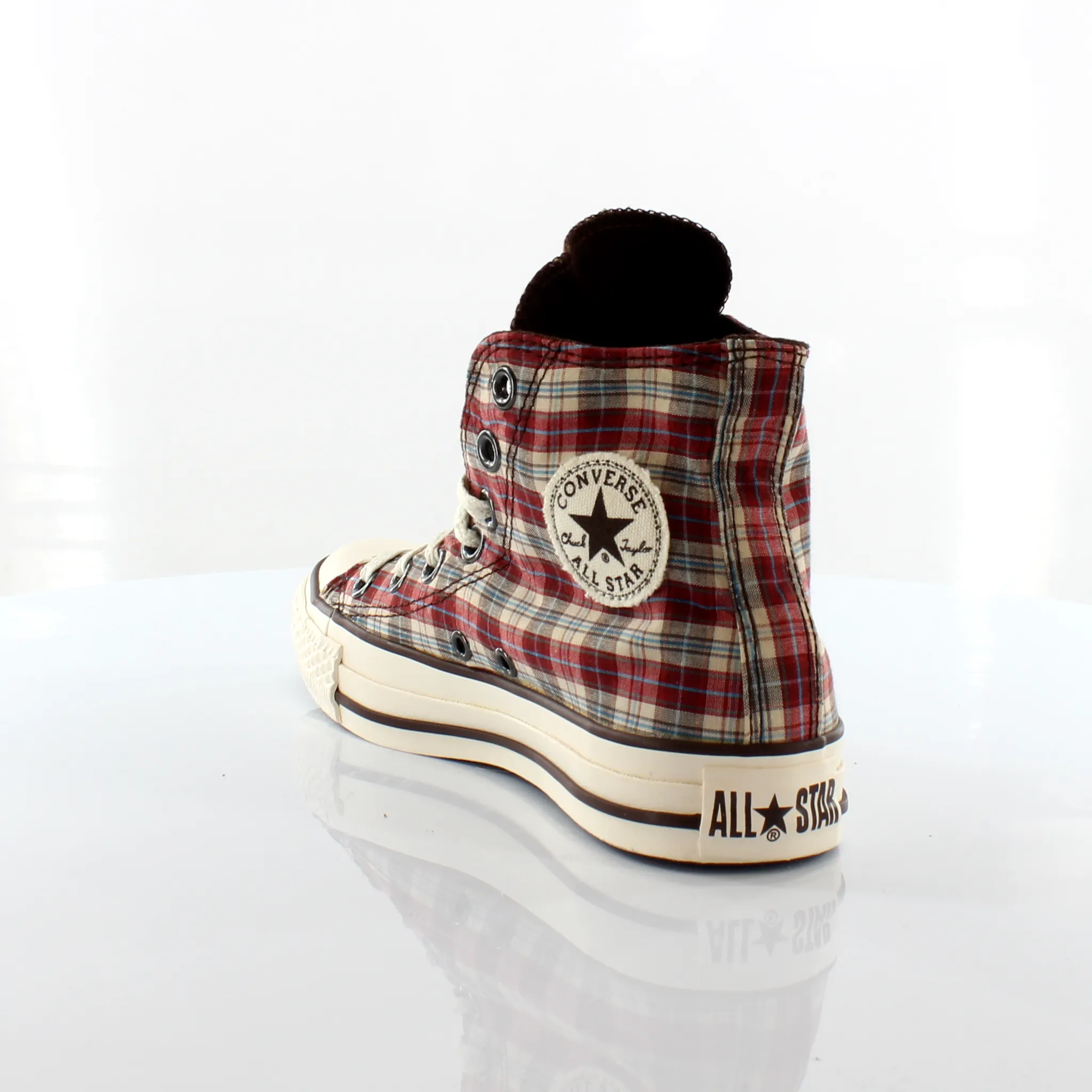 Converse Chuck Taylor Military Plaid Hi Canvas Unisex Trainers 101924