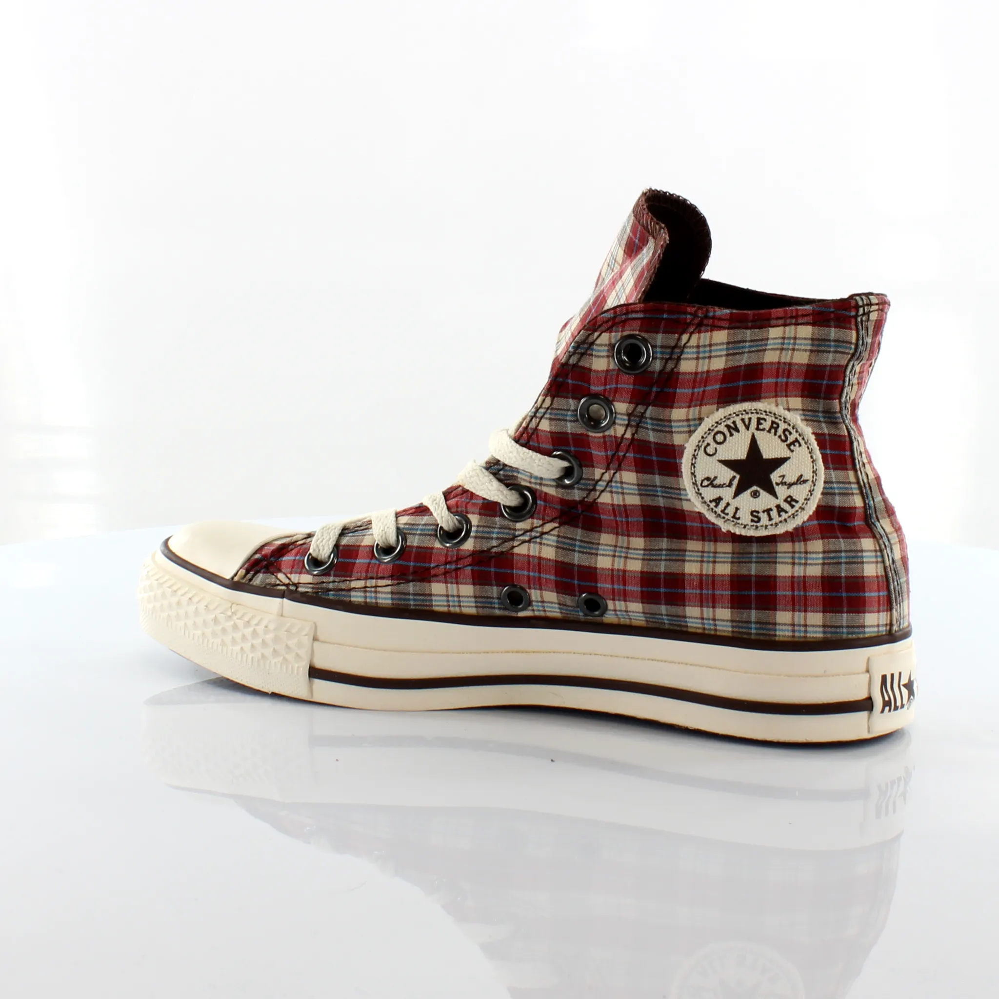 Converse Chuck Taylor Military Plaid Hi Canvas Unisex Trainers 101924