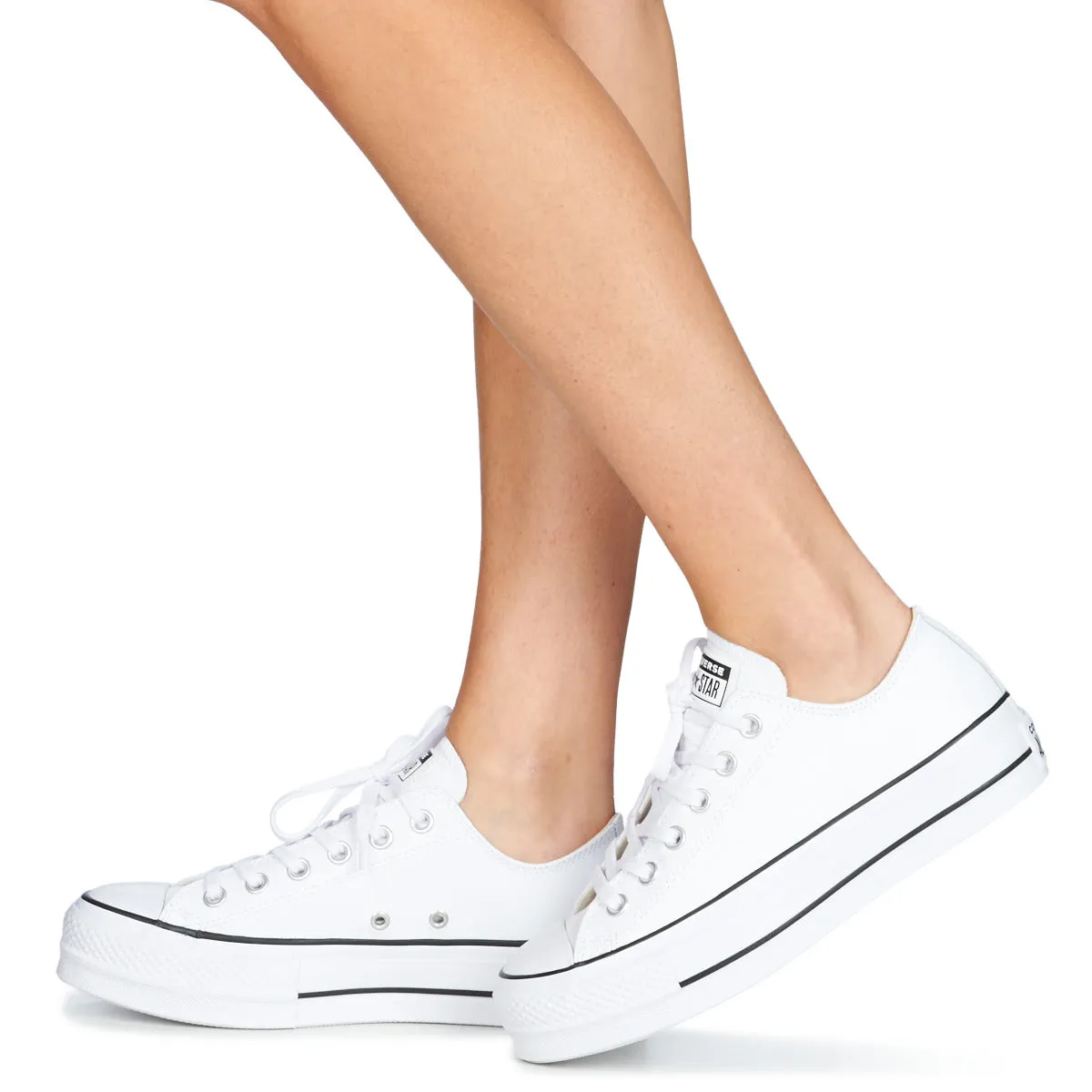 Converse Platform Lift Pelle White