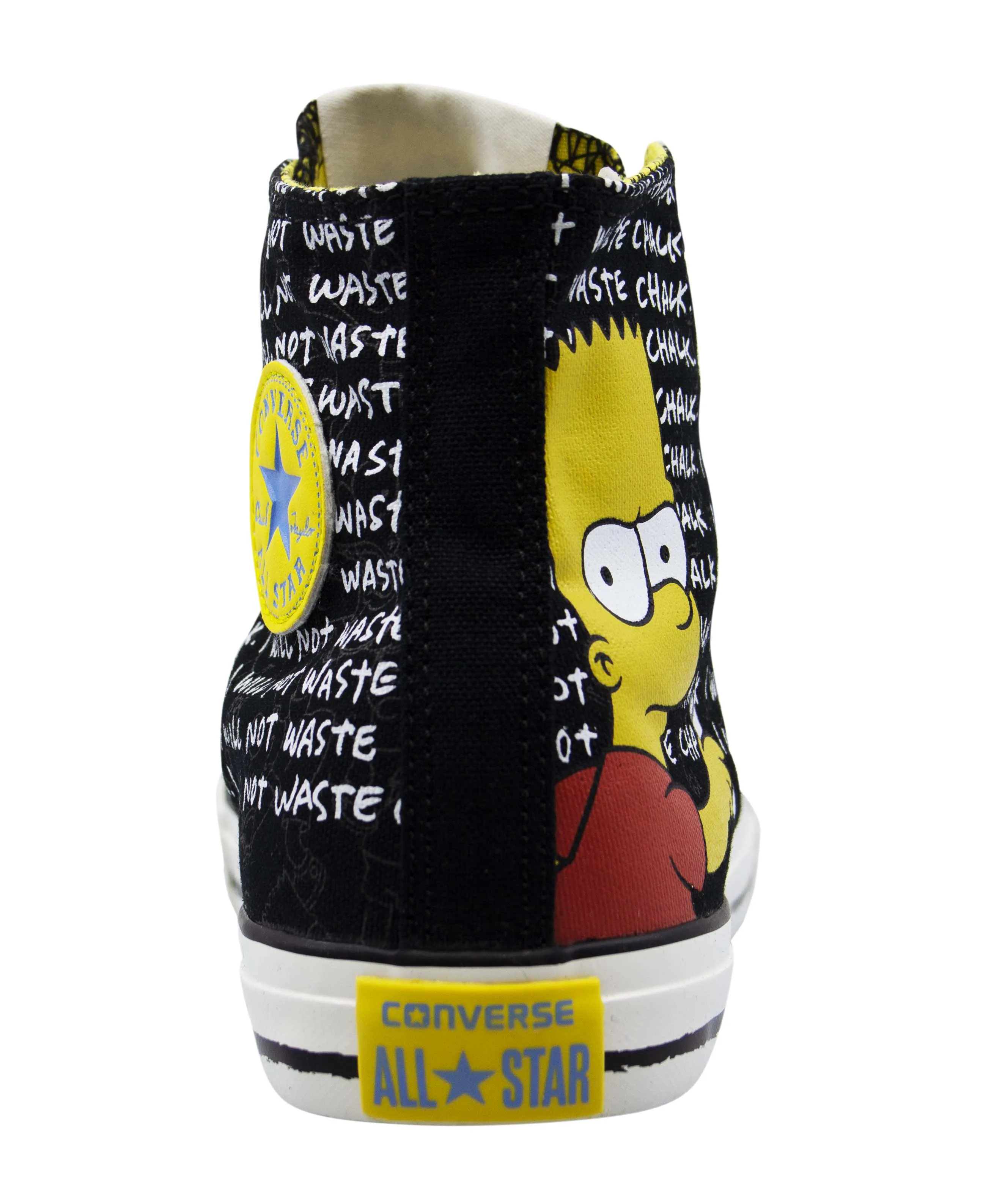 Converse The Simpsons Chuck Taylor Hi Lace Up Plimsolls Junior Trainers 641390C