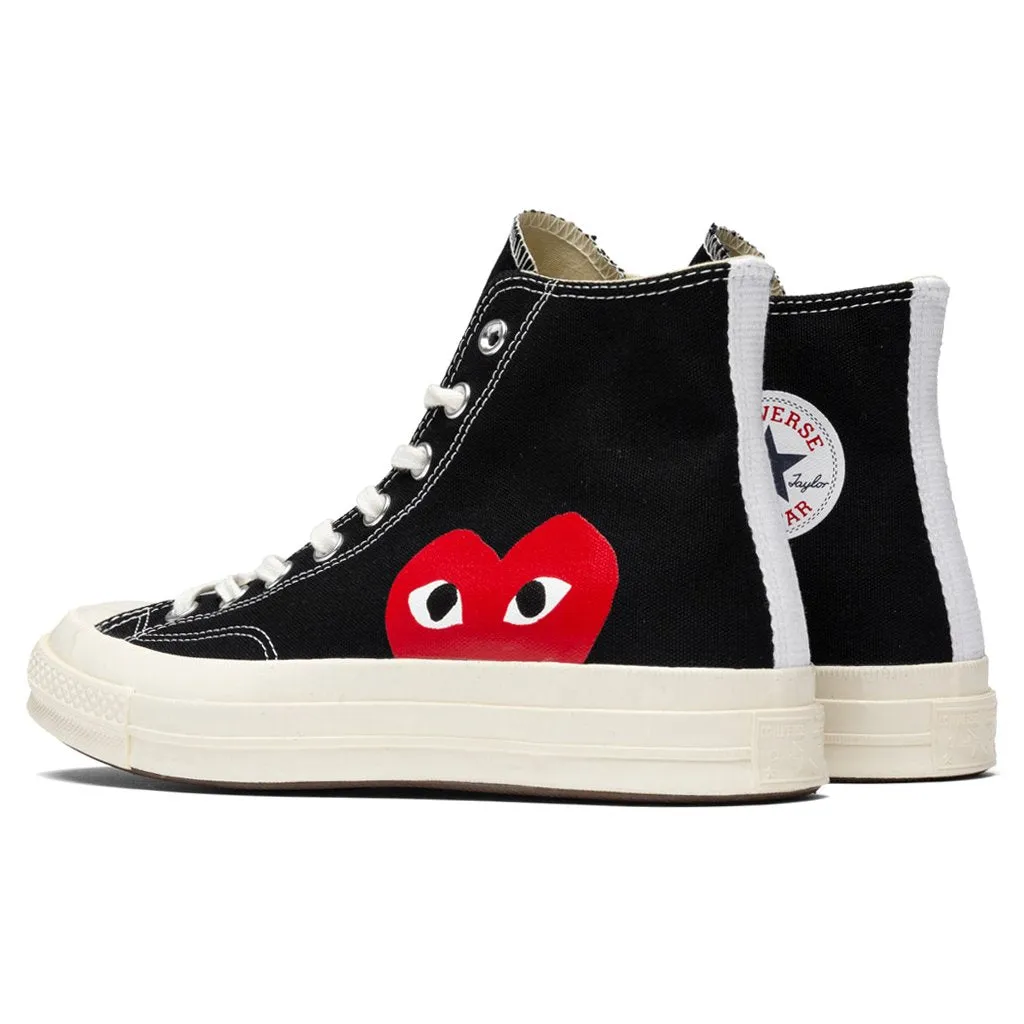 Converse x Comme Des Garcons PLAY All Star Chuck '70 Hi - Black