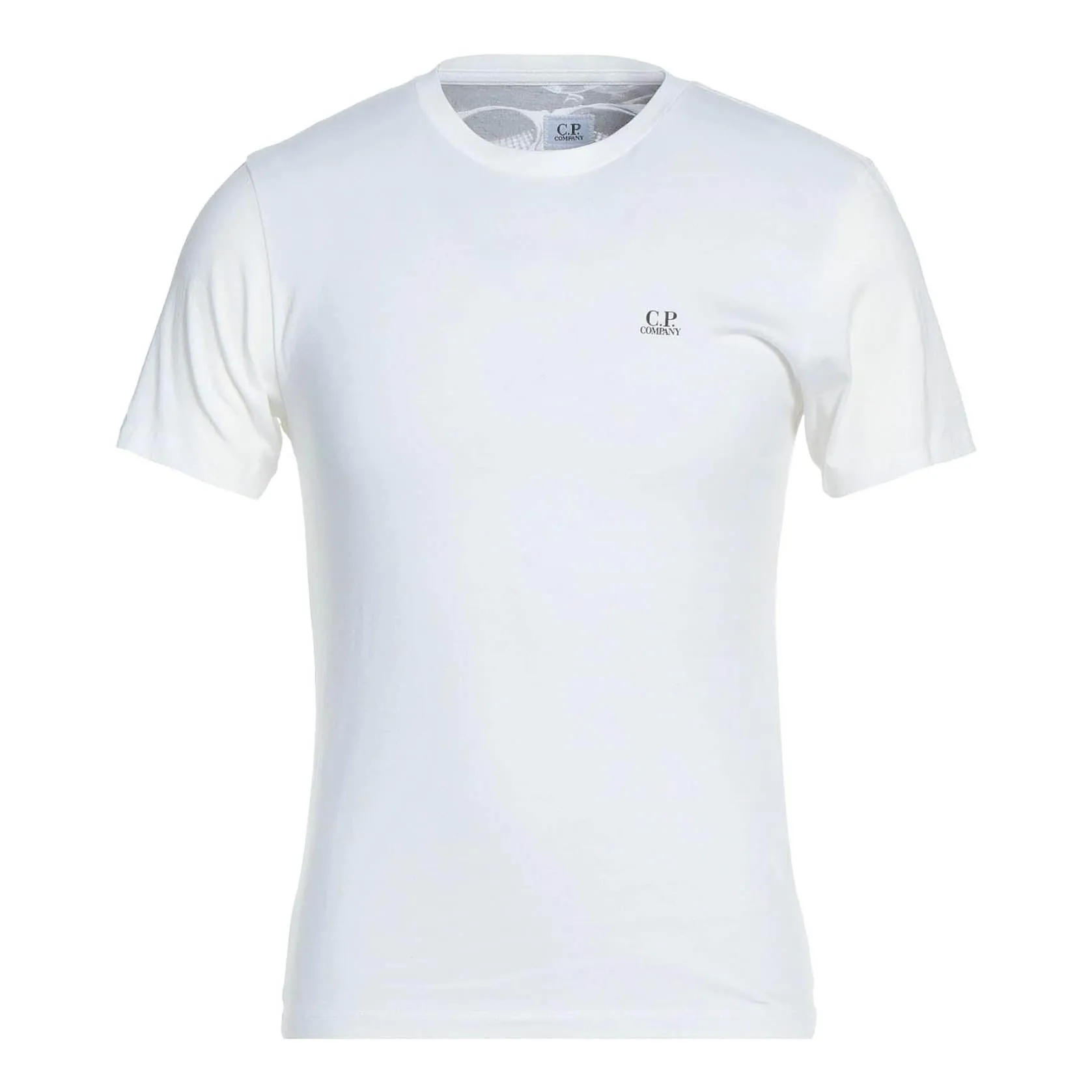 CP COMPANY Goggle Print Crew T-Shirt White