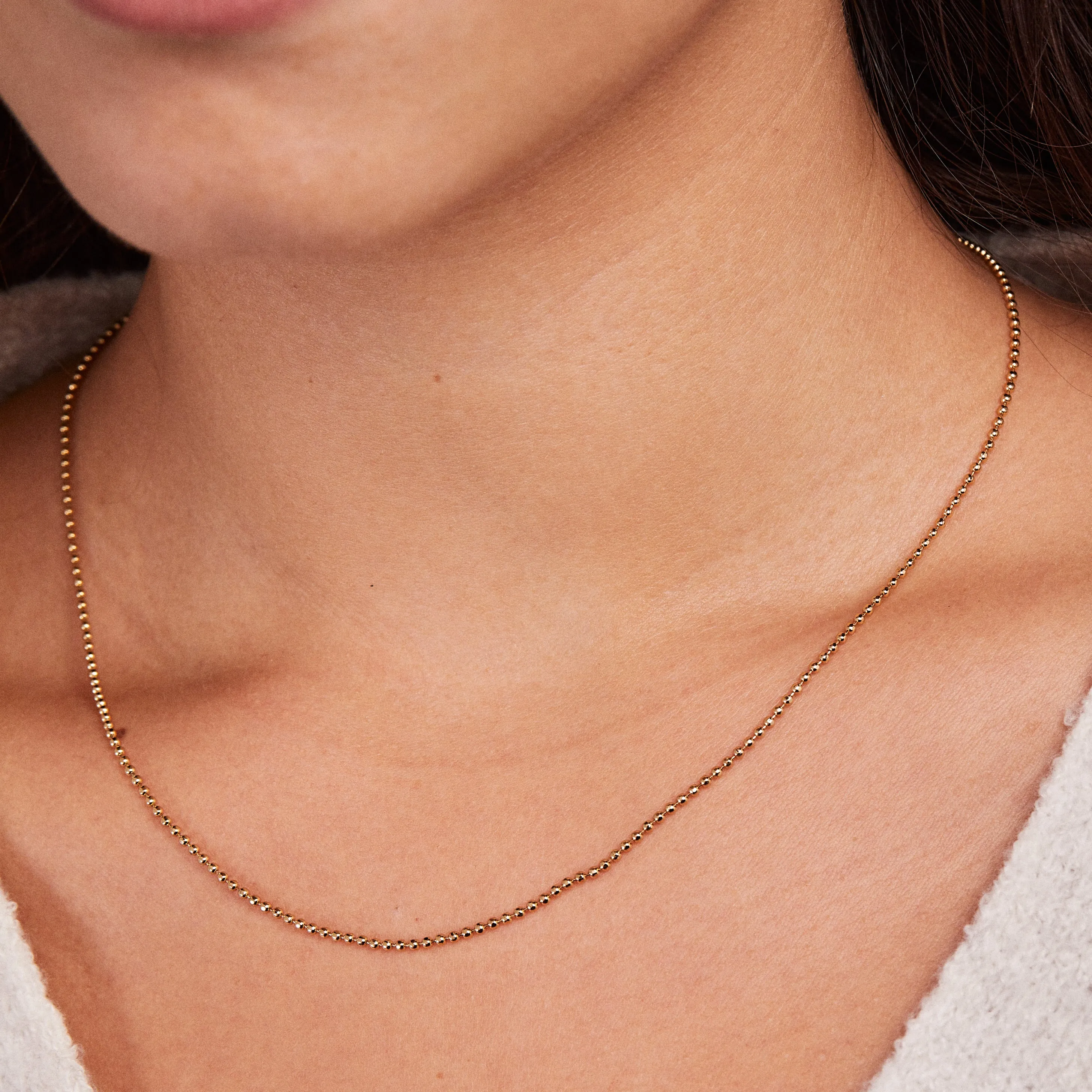 Delicate Ball Chain Necklace