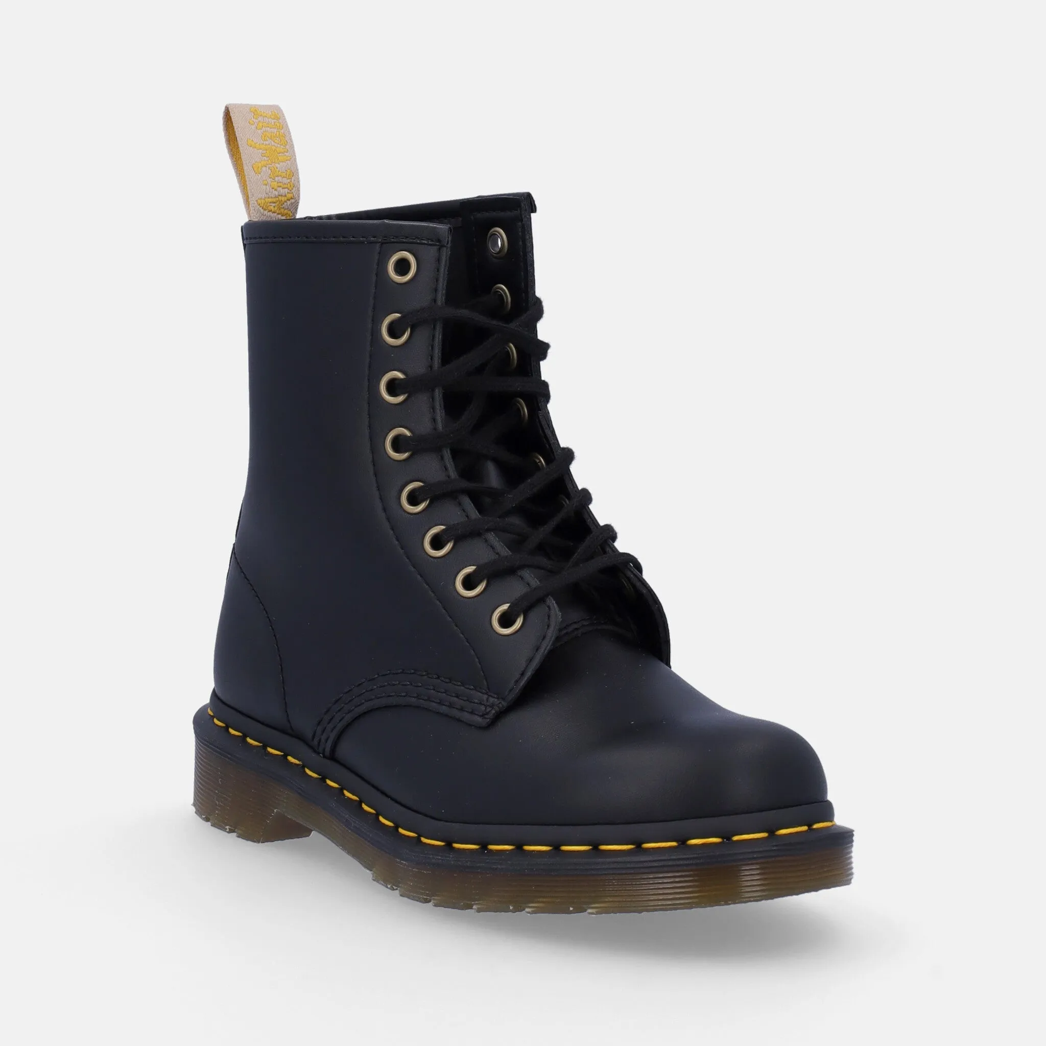 DR. MARTENS 1460 VEGAN BLACK FELIX RUB OFF