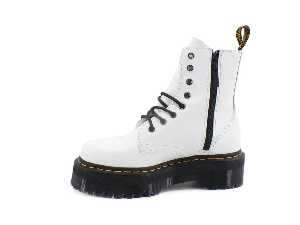 DR. MARTENS Jadon Anfibio Polished Smooth Carrarmato White JADON-15265100