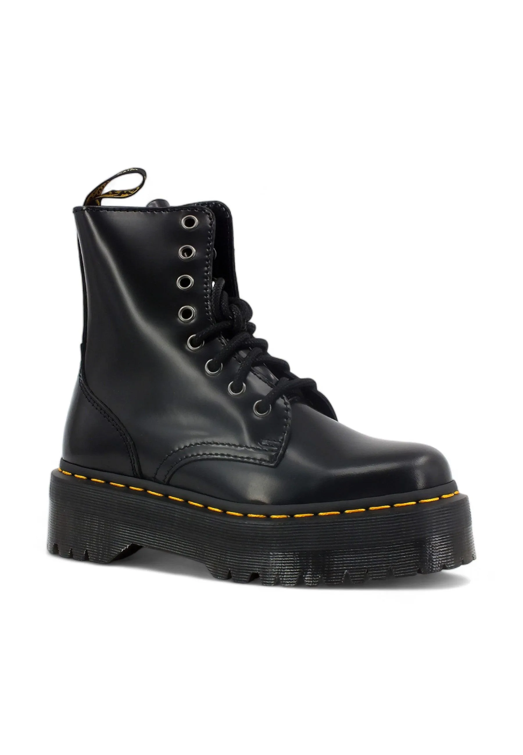 DR. MARTENS Jadon Smooth Polished Stivaletto Donna Black JADON-15265001