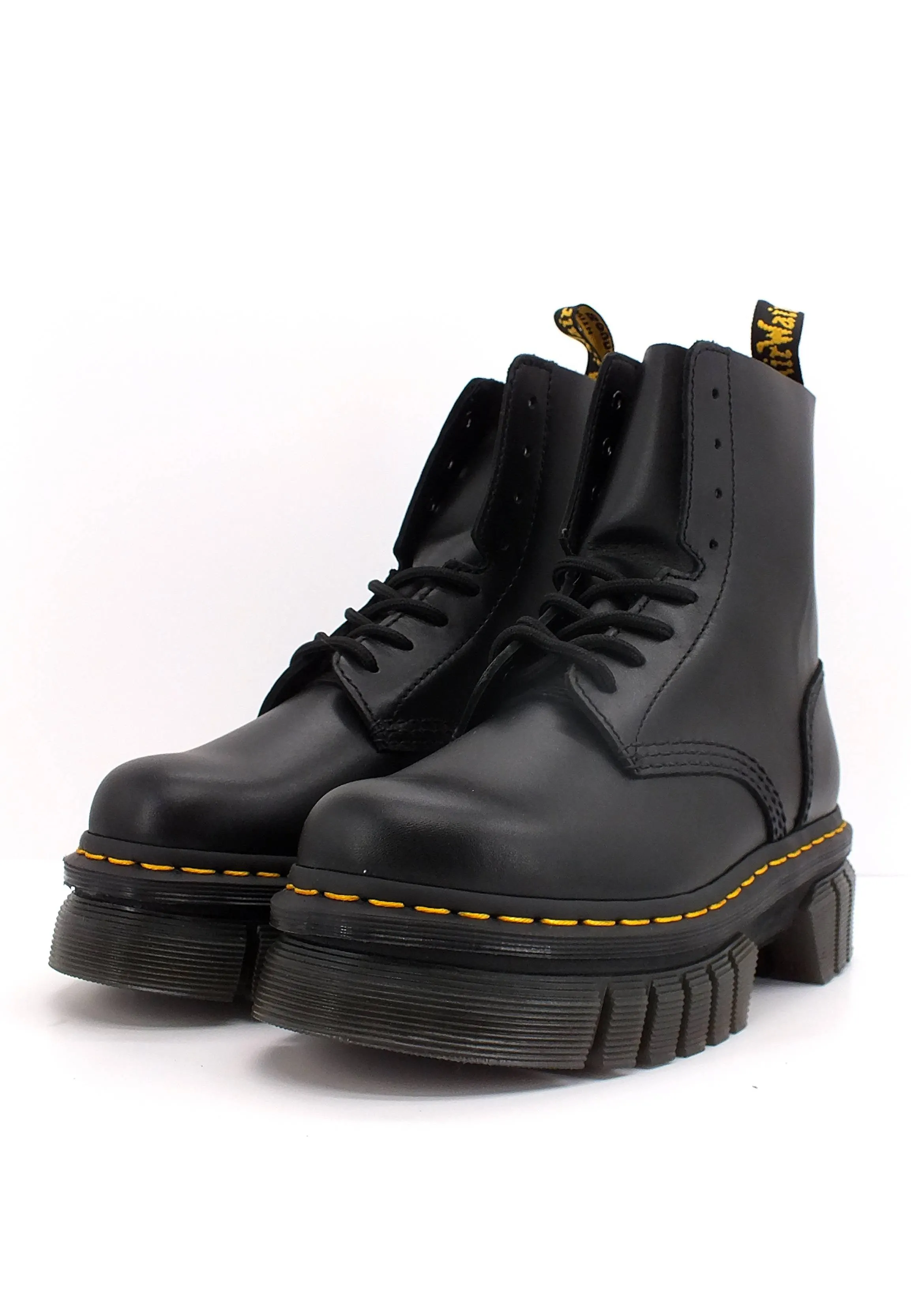 DR. MARTENS Nappa Lux Stivaletto Anfibio Donna Black AUDRICKEYEBOOT-27149001