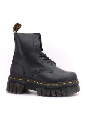 DR. MARTENS Nappa Lux Stivaletto Anfibio Donna Black AUDRICKEYEBOOT-27149001