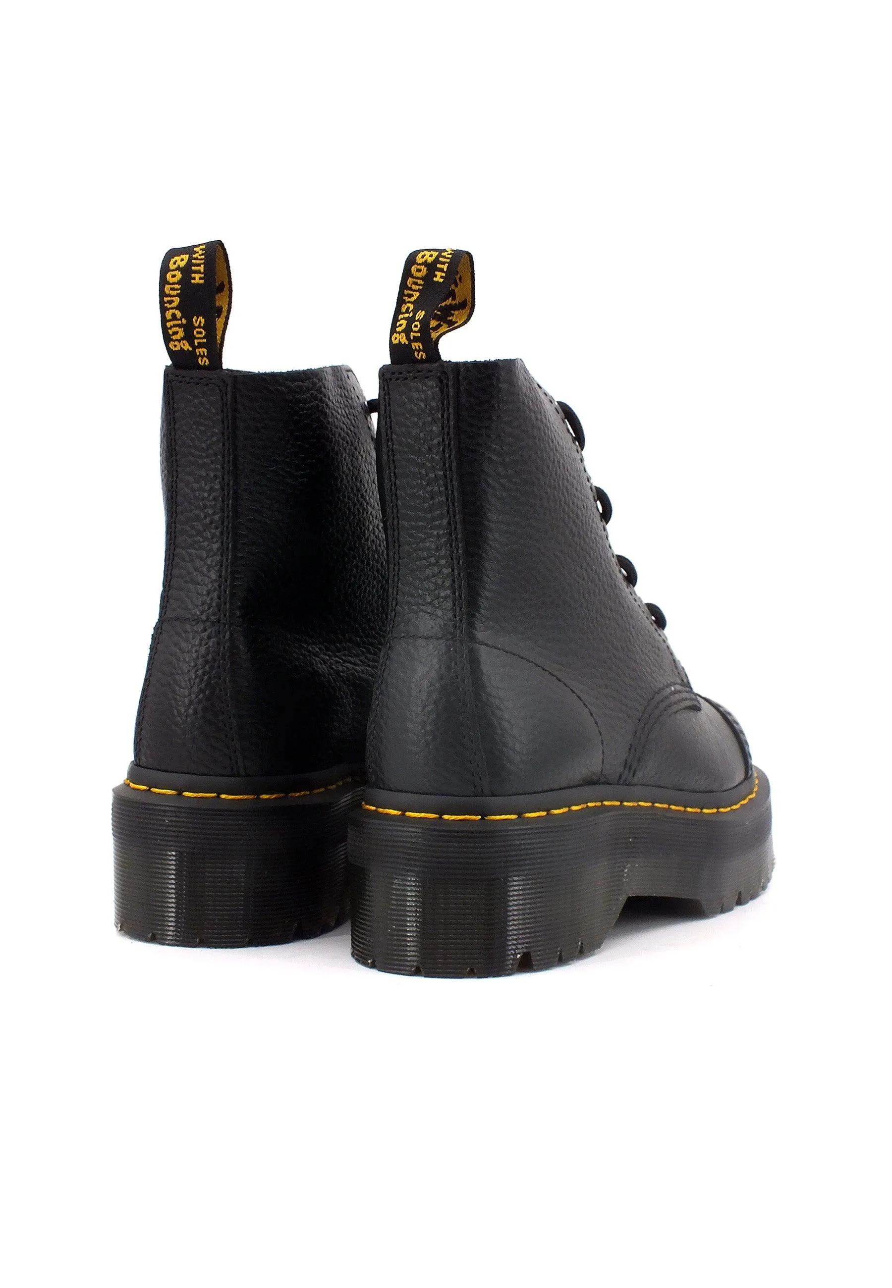 DR. MARTENS Nappa Milled Stivaletto Anfibio Donna Black SINCLAIR-22564001