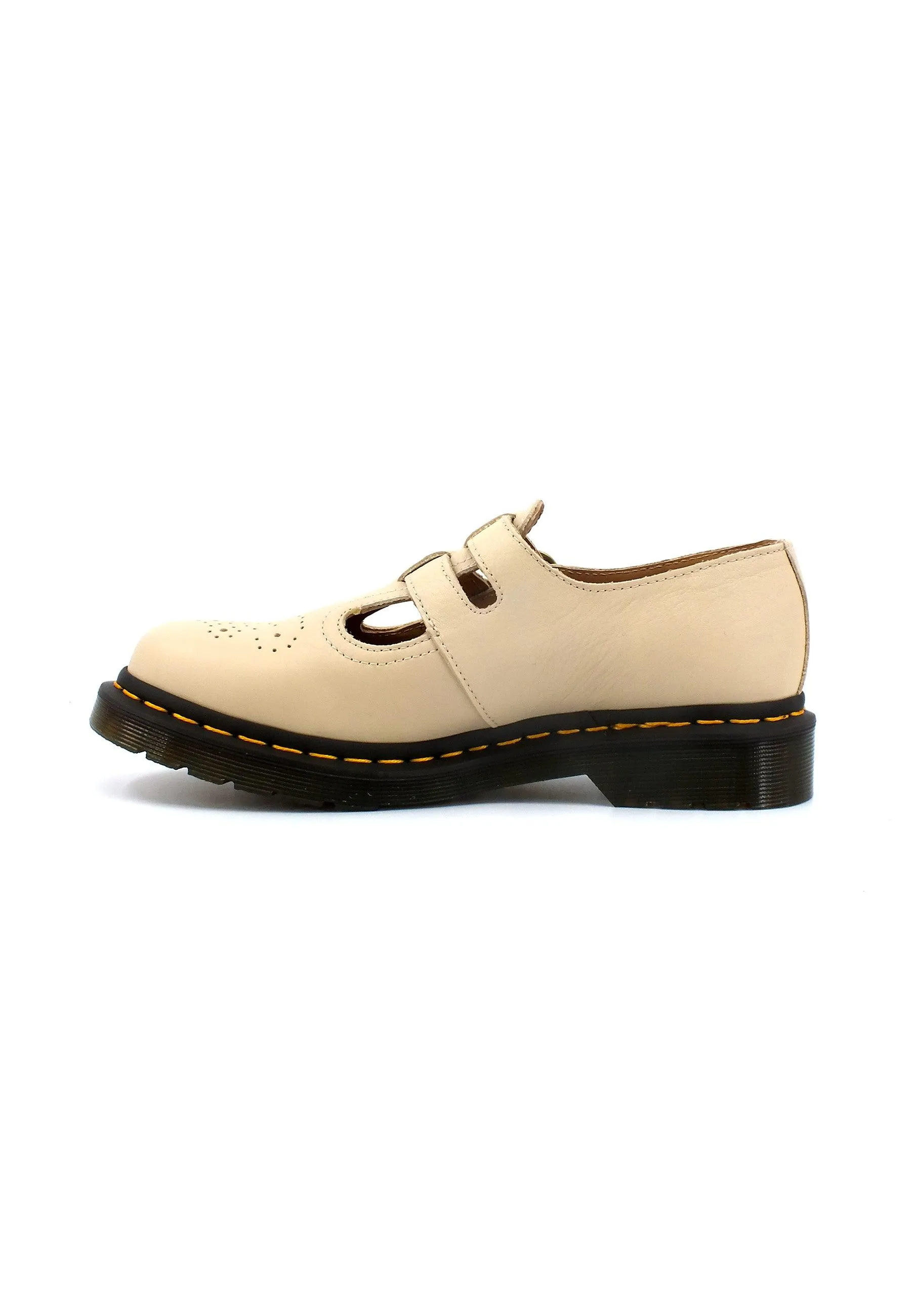 Dr. Martens Womens Virginia Beige Ballerina Mary Jane Shoes - Style 8065-MARYJANE-30692292