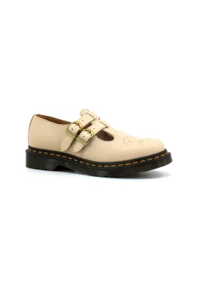 Dr. Martens Womens Virginia Beige Ballerina Mary Jane Shoes - Style 8065-MARYJANE-30692292