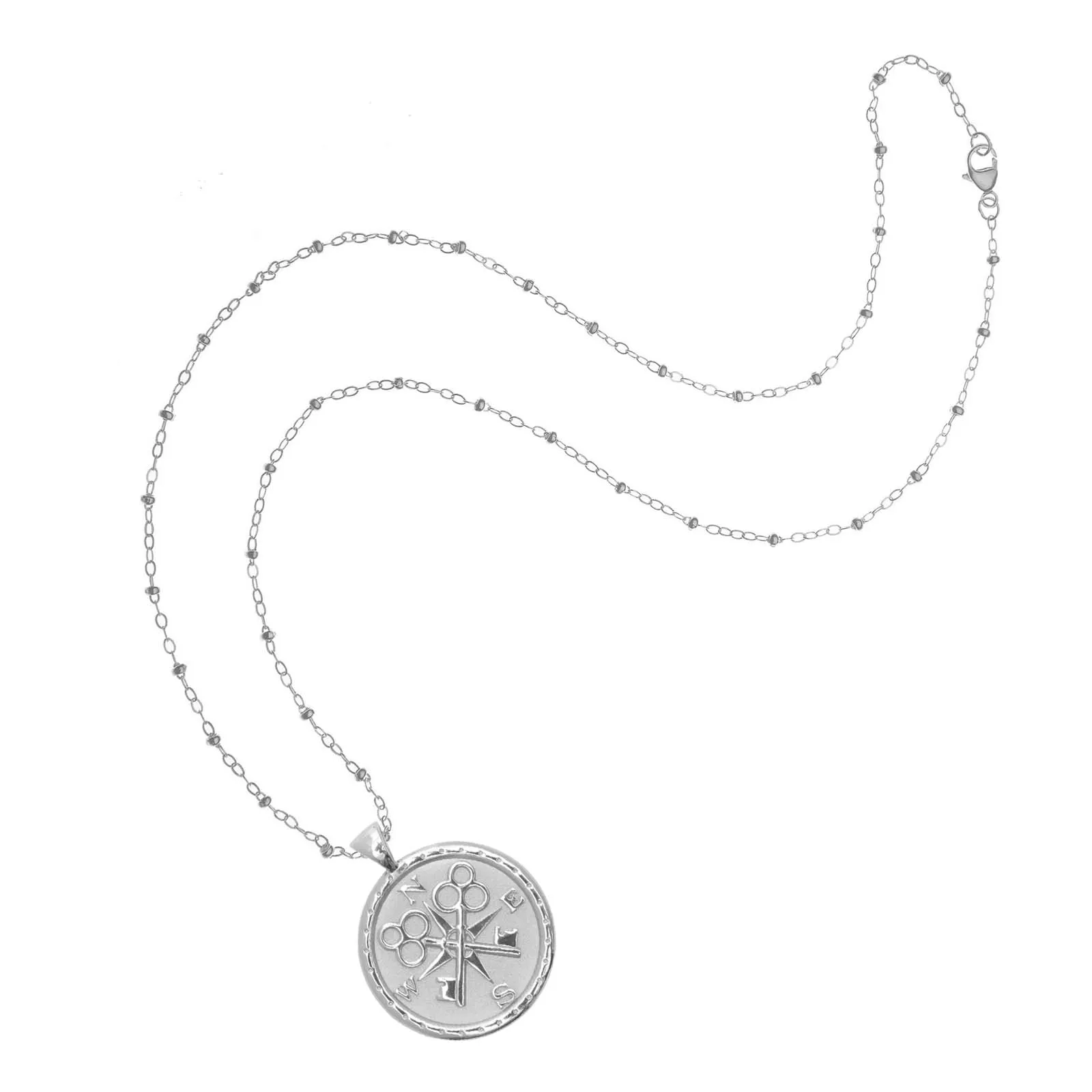 FOREVER JW Original Pendant Coin in Silver