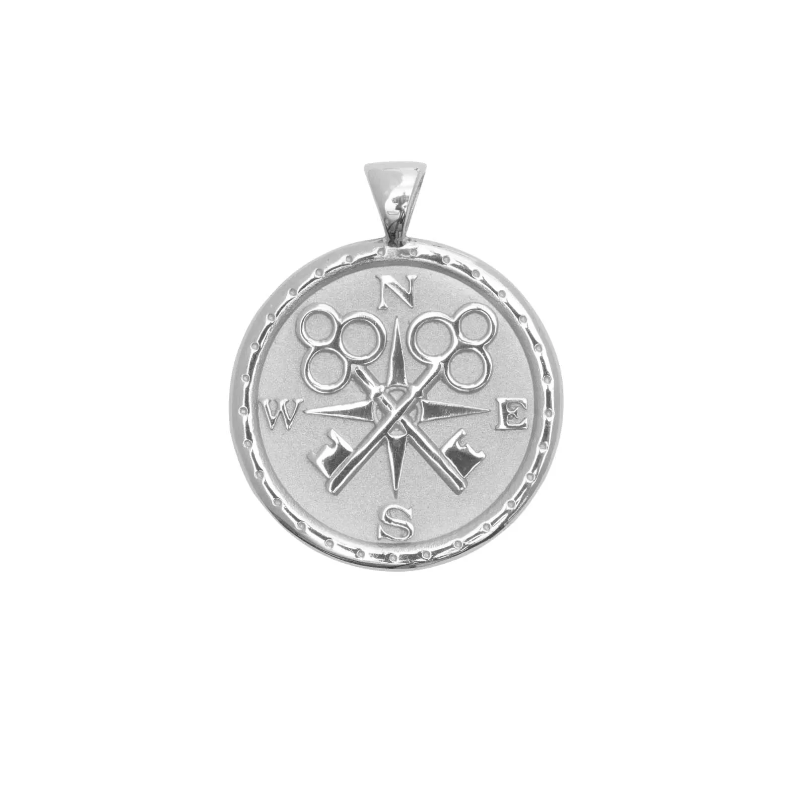 FOREVER JW Original Pendant Coin in Silver