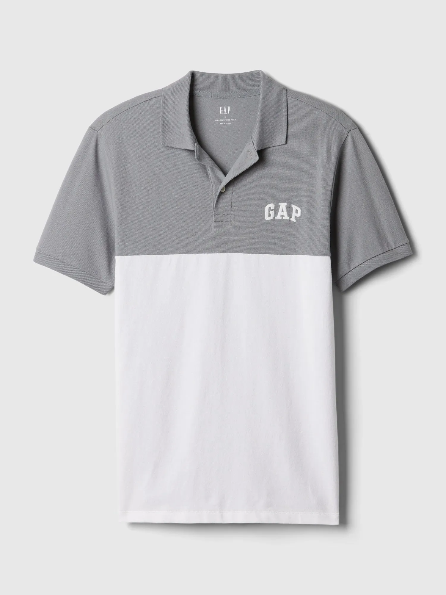 Gap Logo Colorblock Pique Polo Shirt