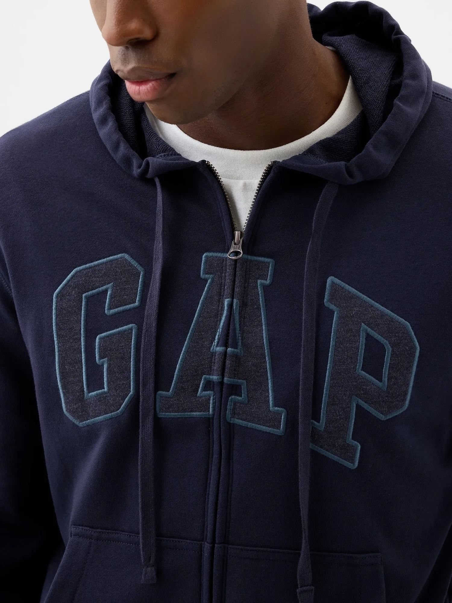 Gap Logo Zip Hoodie