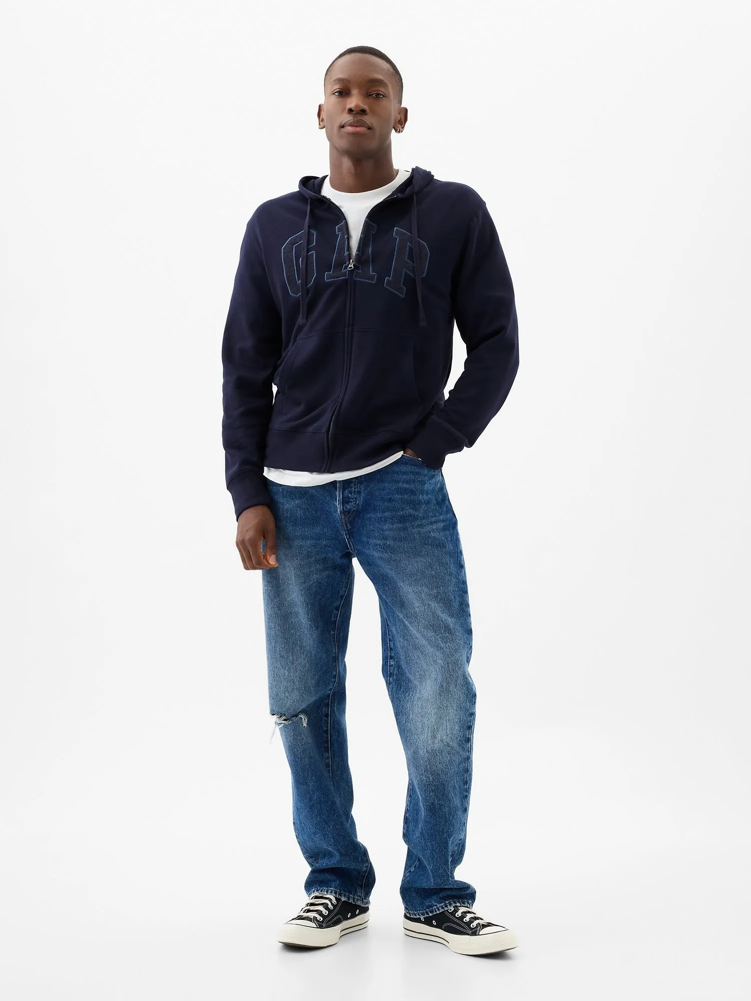 Gap Logo Zip Hoodie