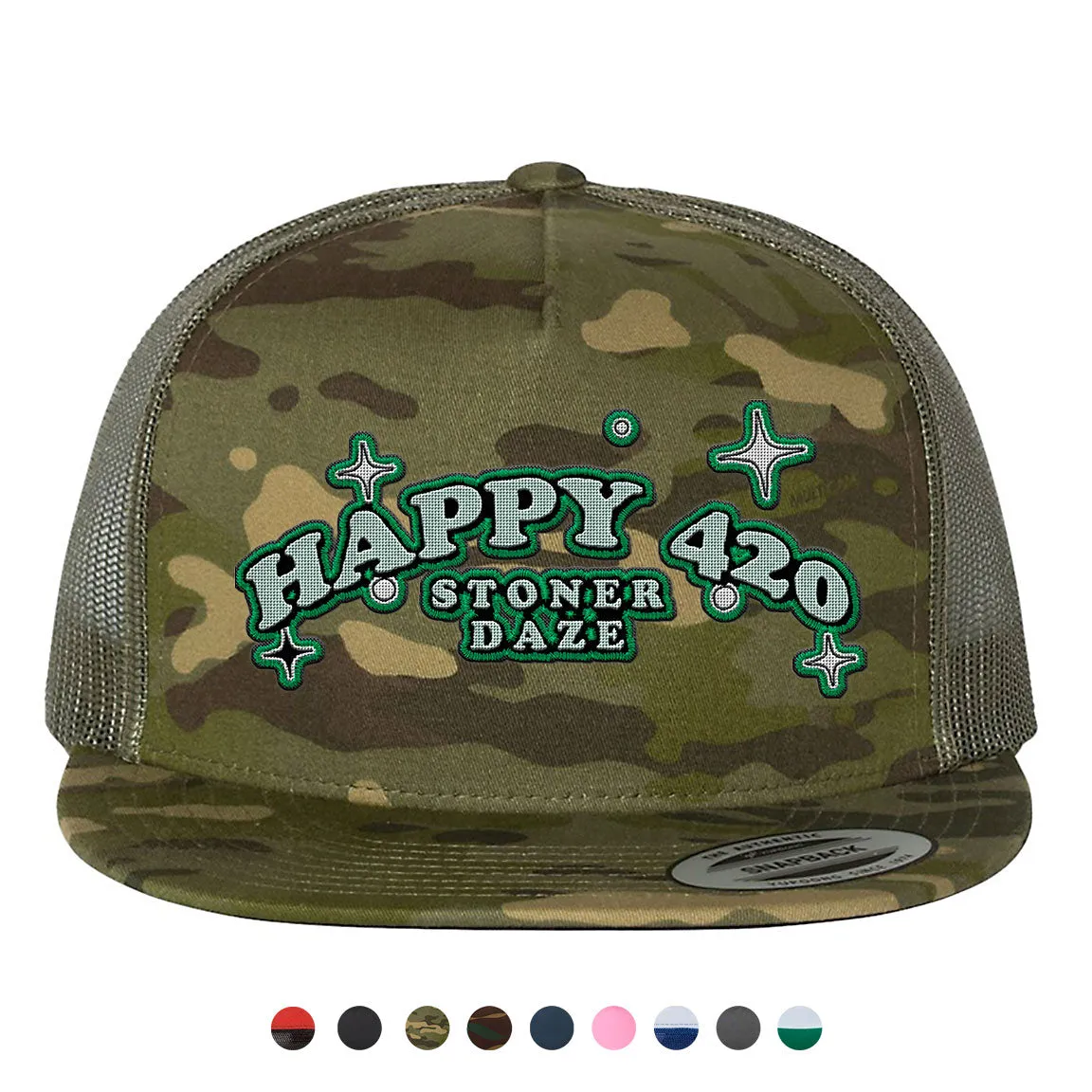 Happy 420 Snapback Hat