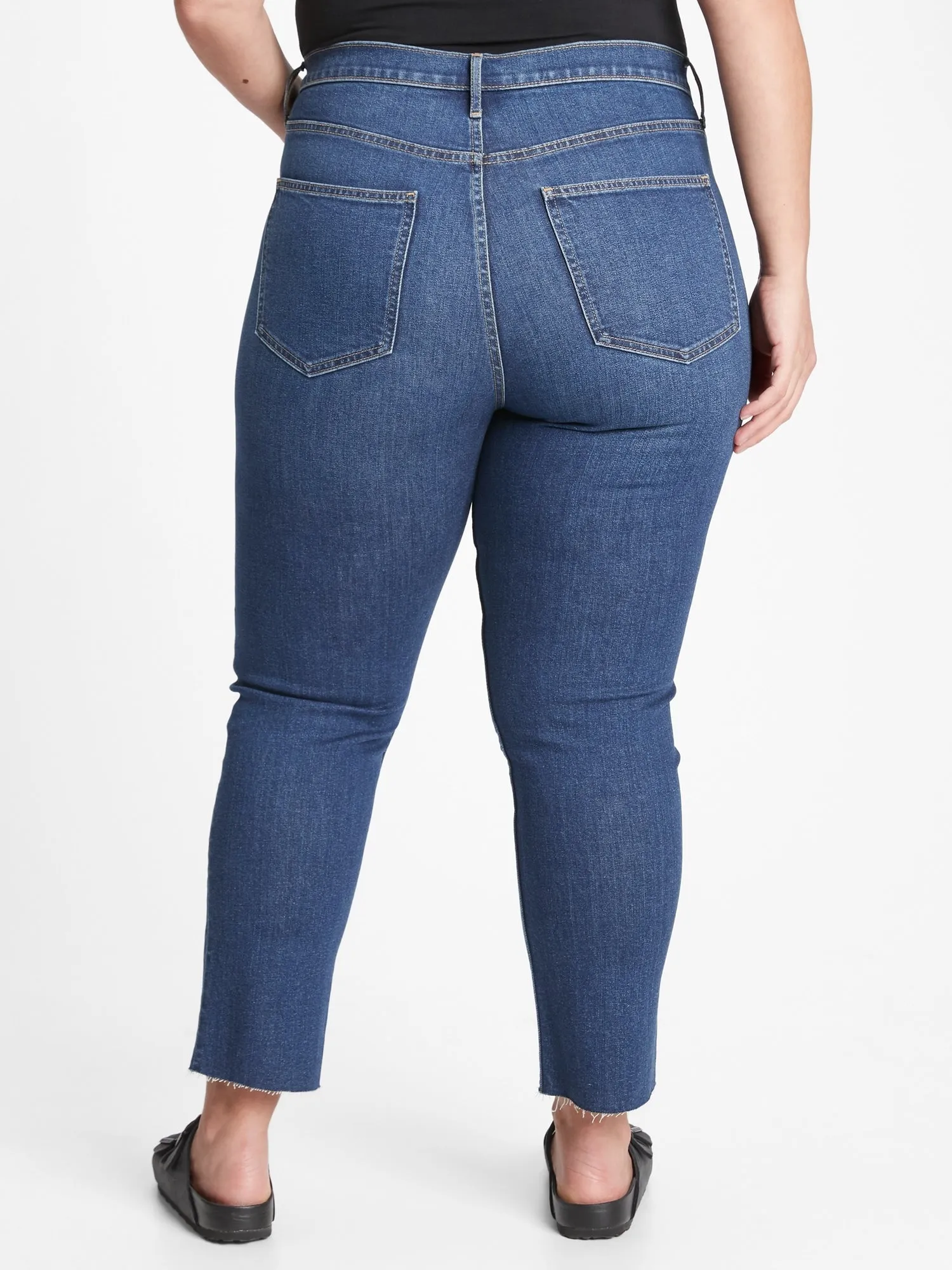 High Rise Vintage Slim Jeans