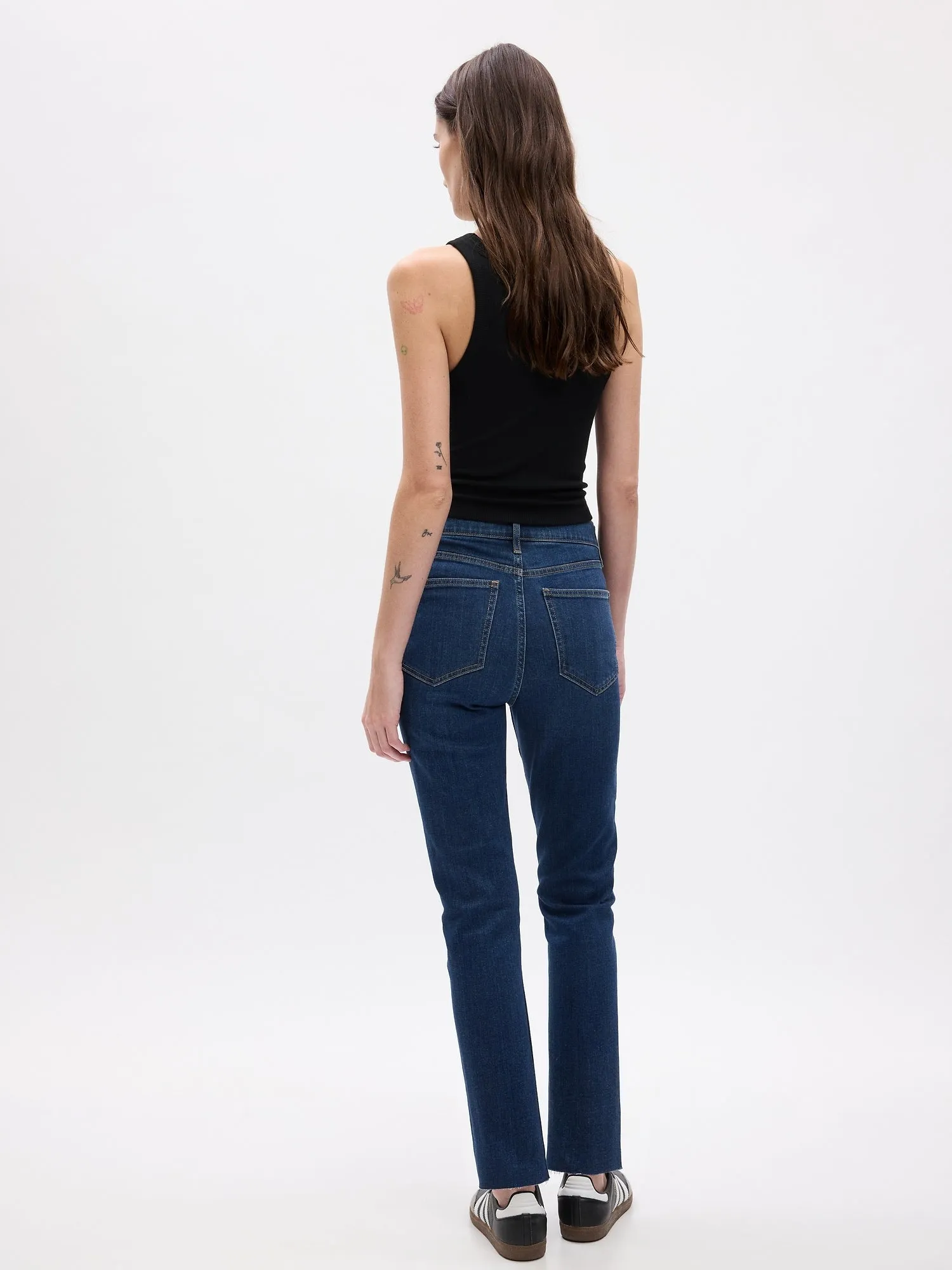 High Rise Vintage Slim Jeans